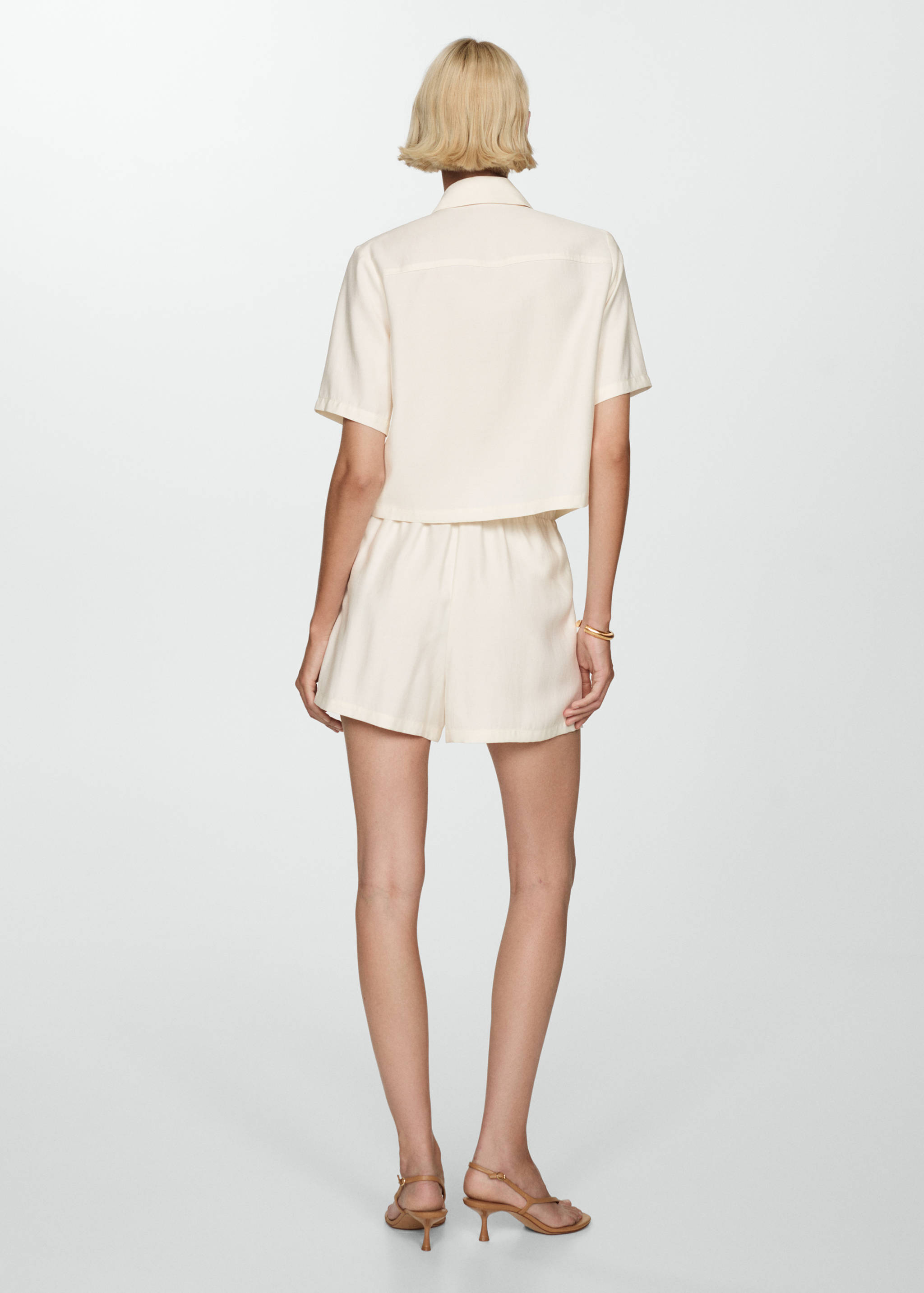 Chemise manches courtes poches - Verso de l’article