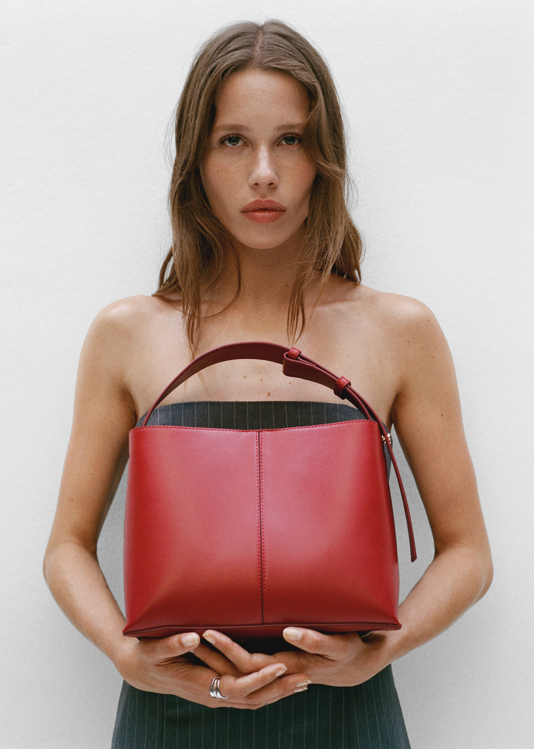 Mini-shopper shoulder bag - General plane