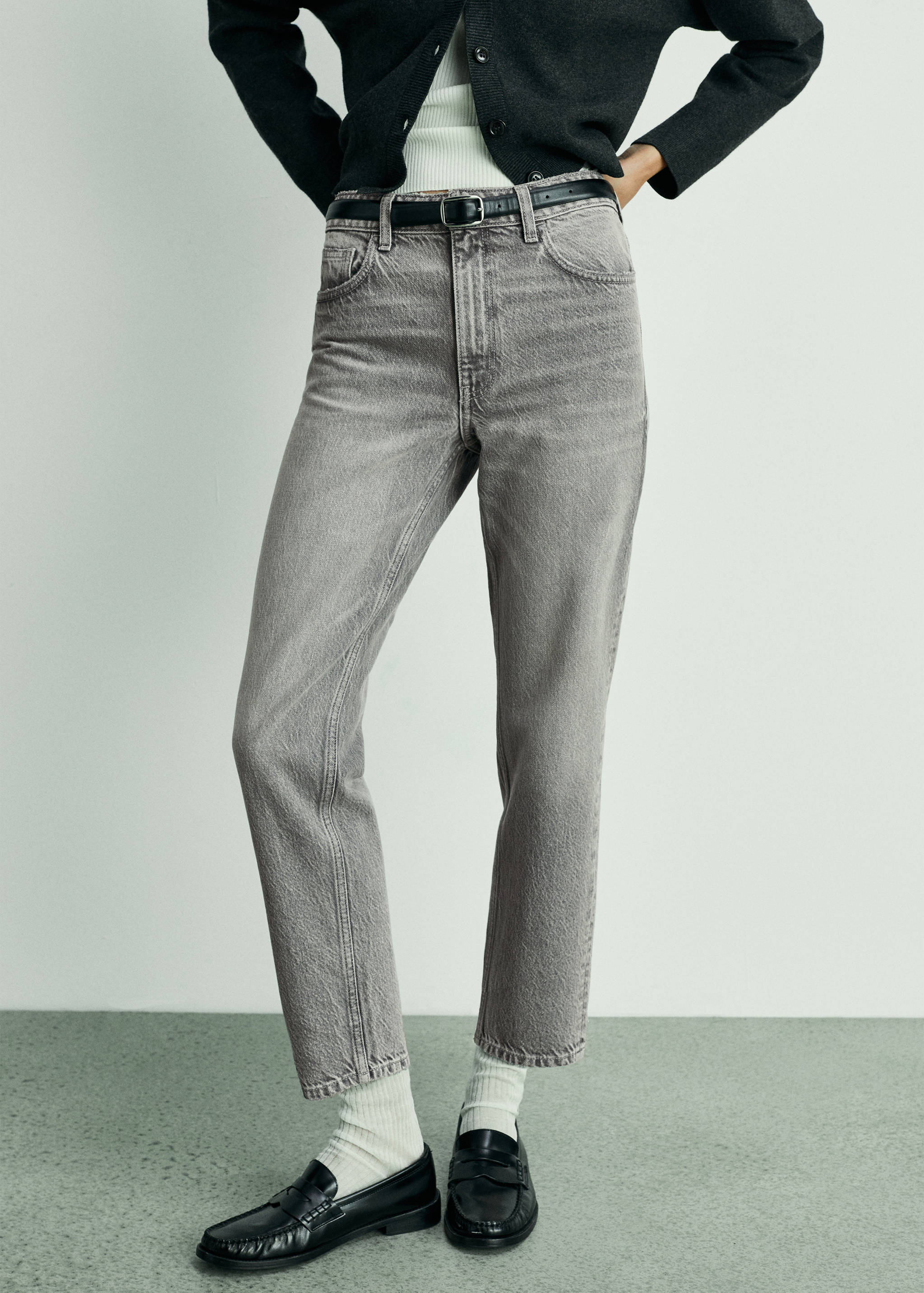 Mom2000 high-waist mom jeans - Middenvlak