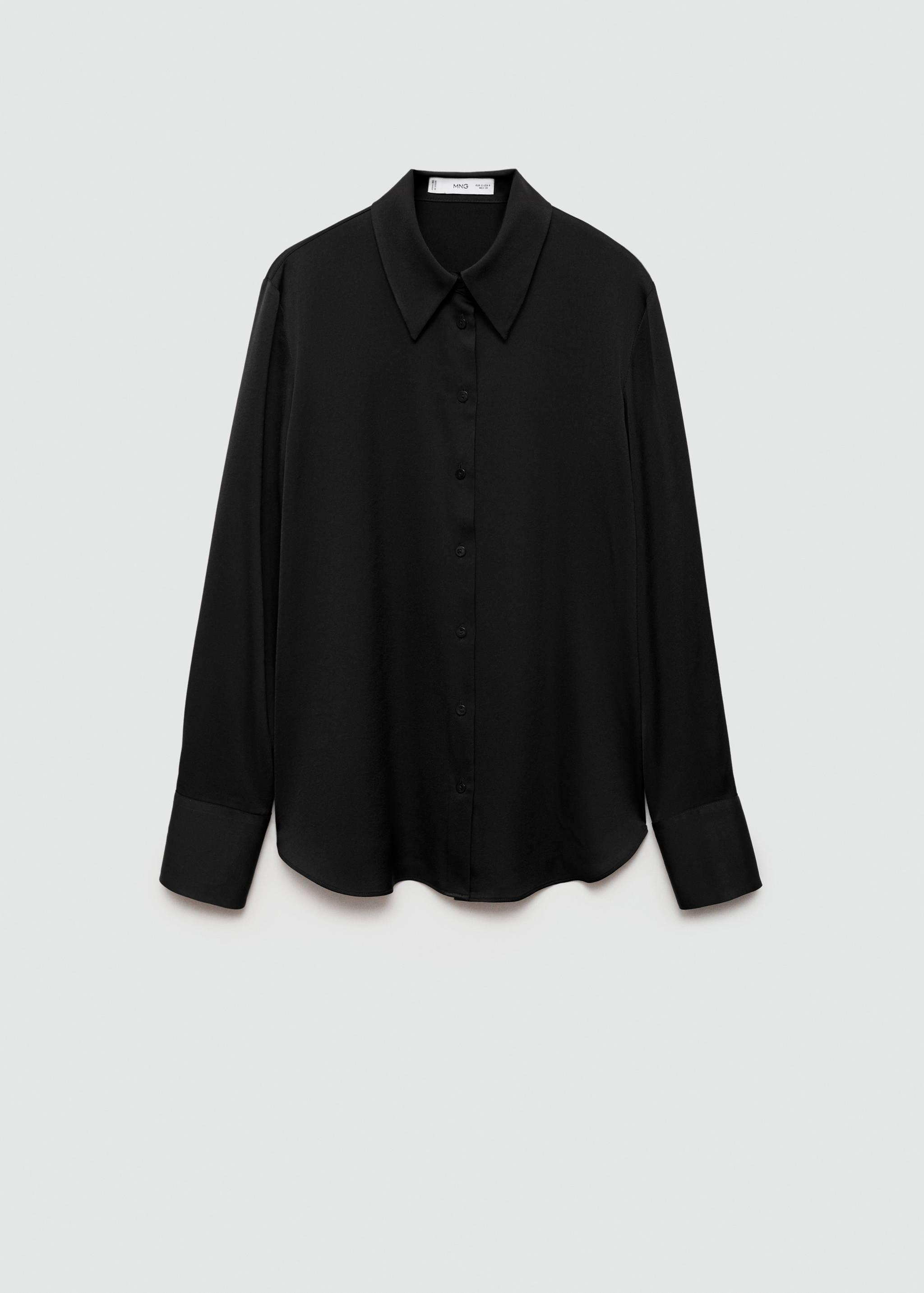 Satin finish flowy shirt - Article without model