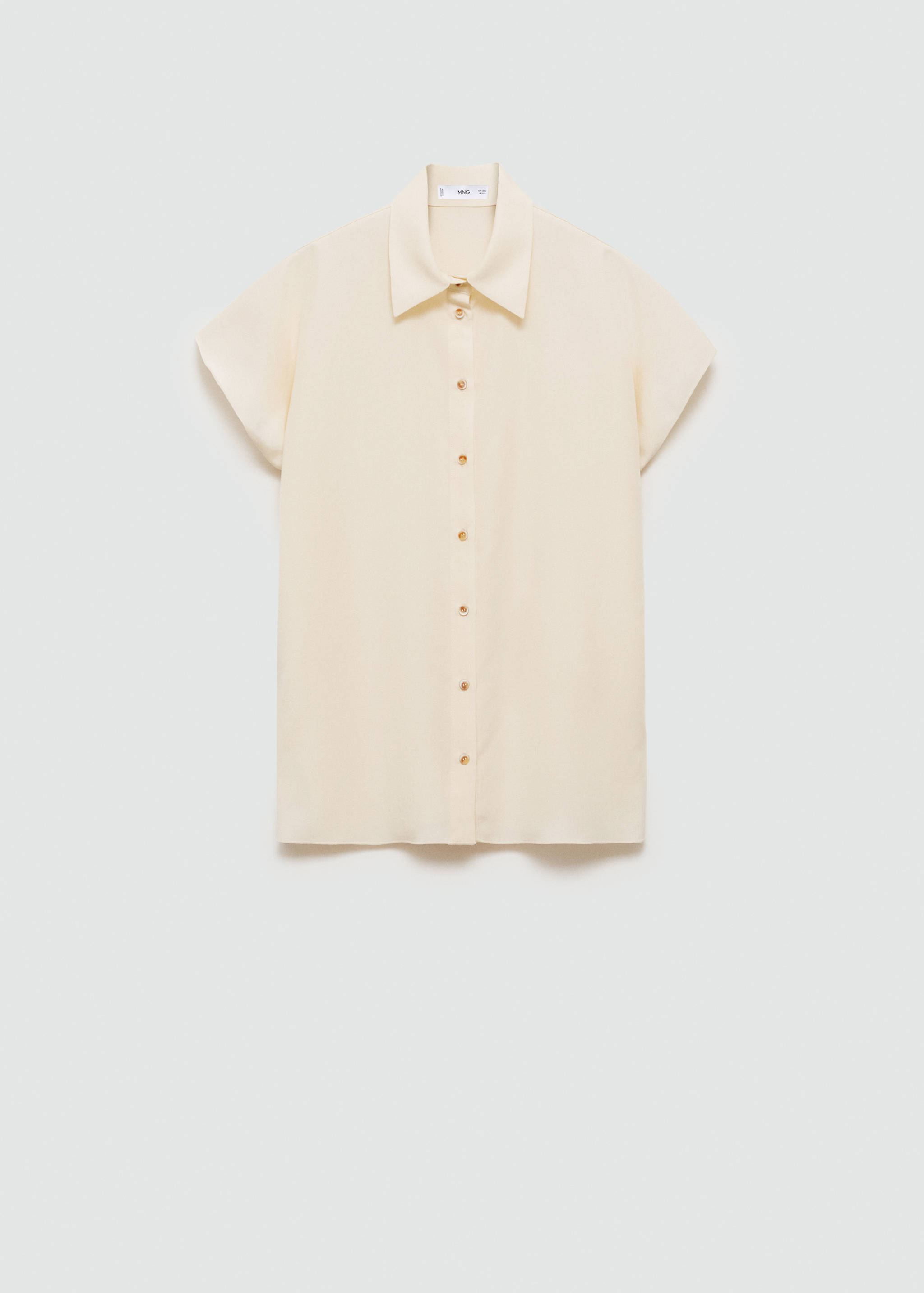 Short-sleeved lyocell shirt - Article without model