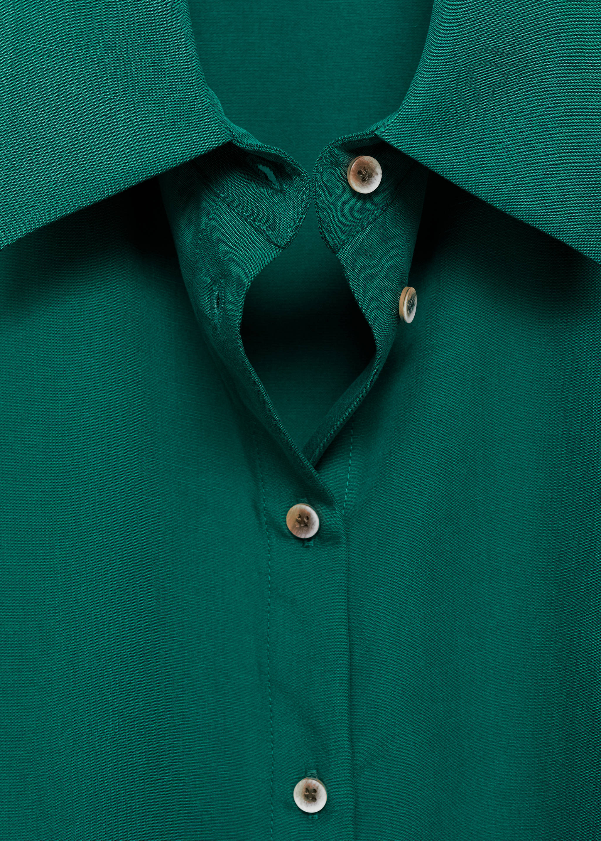 Short-sleeved lyocell shirt - Details of the article 8