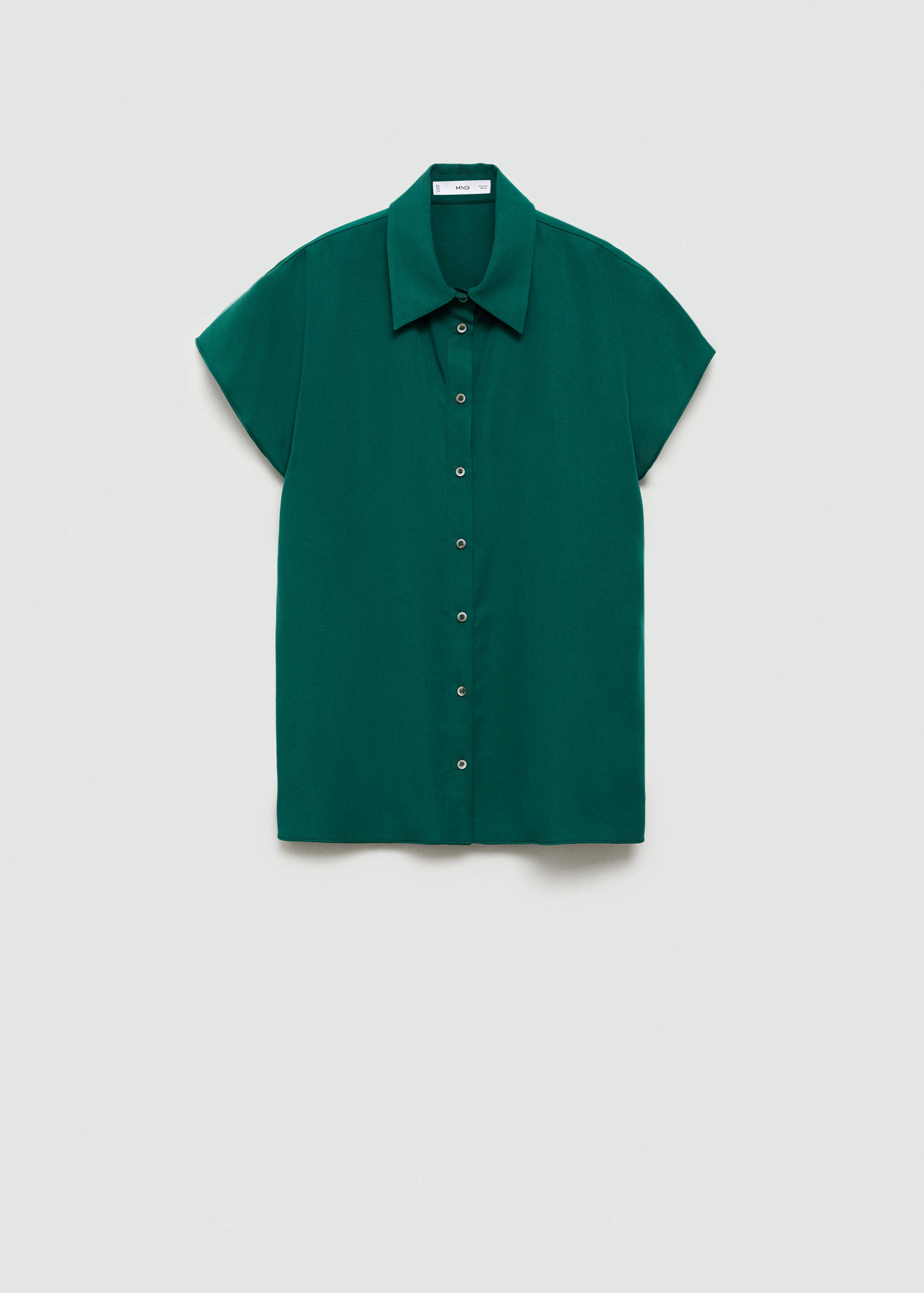 Short-sleeved lyocell shirt - Article without model
