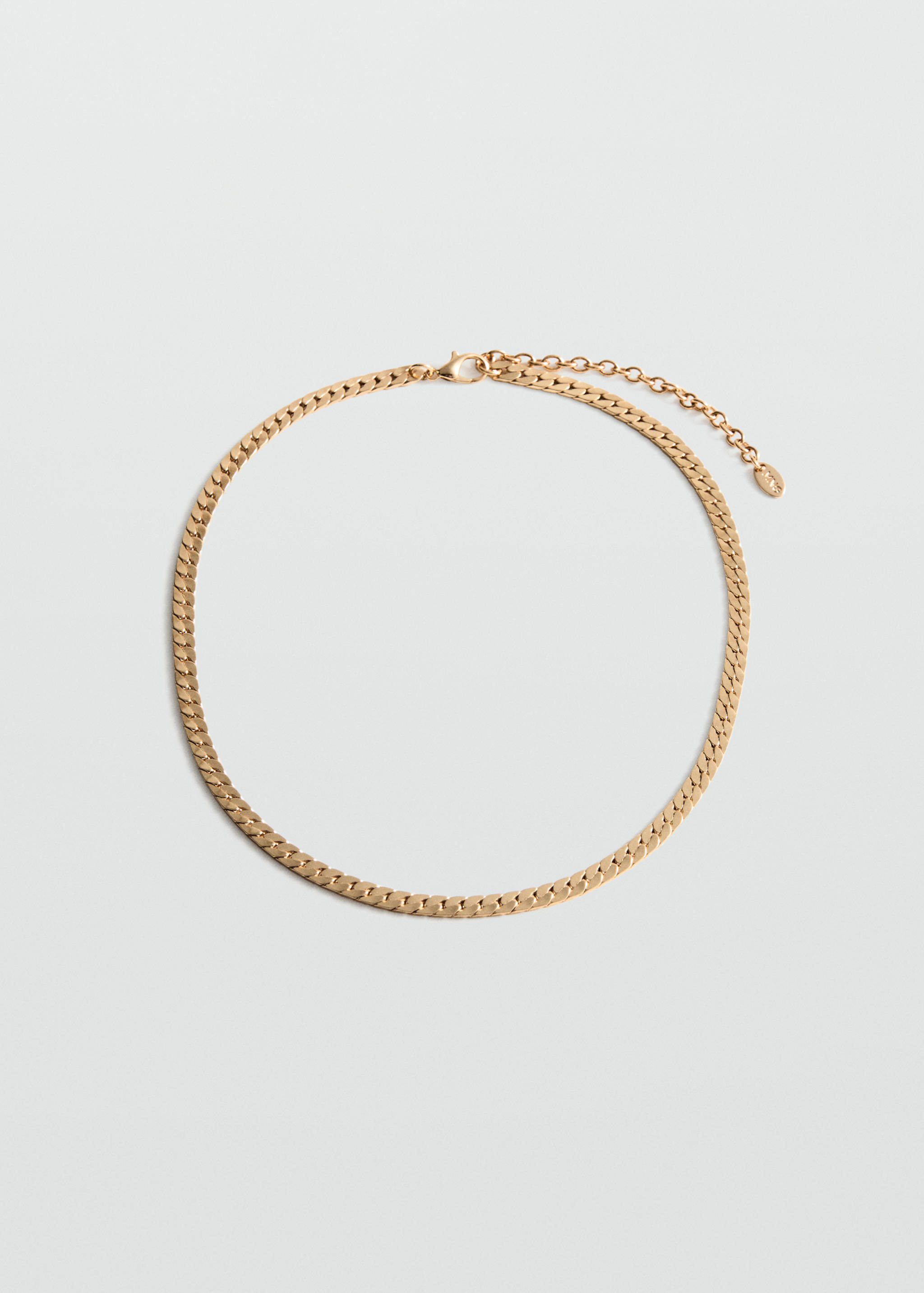 Flat chain necklace - Article without model