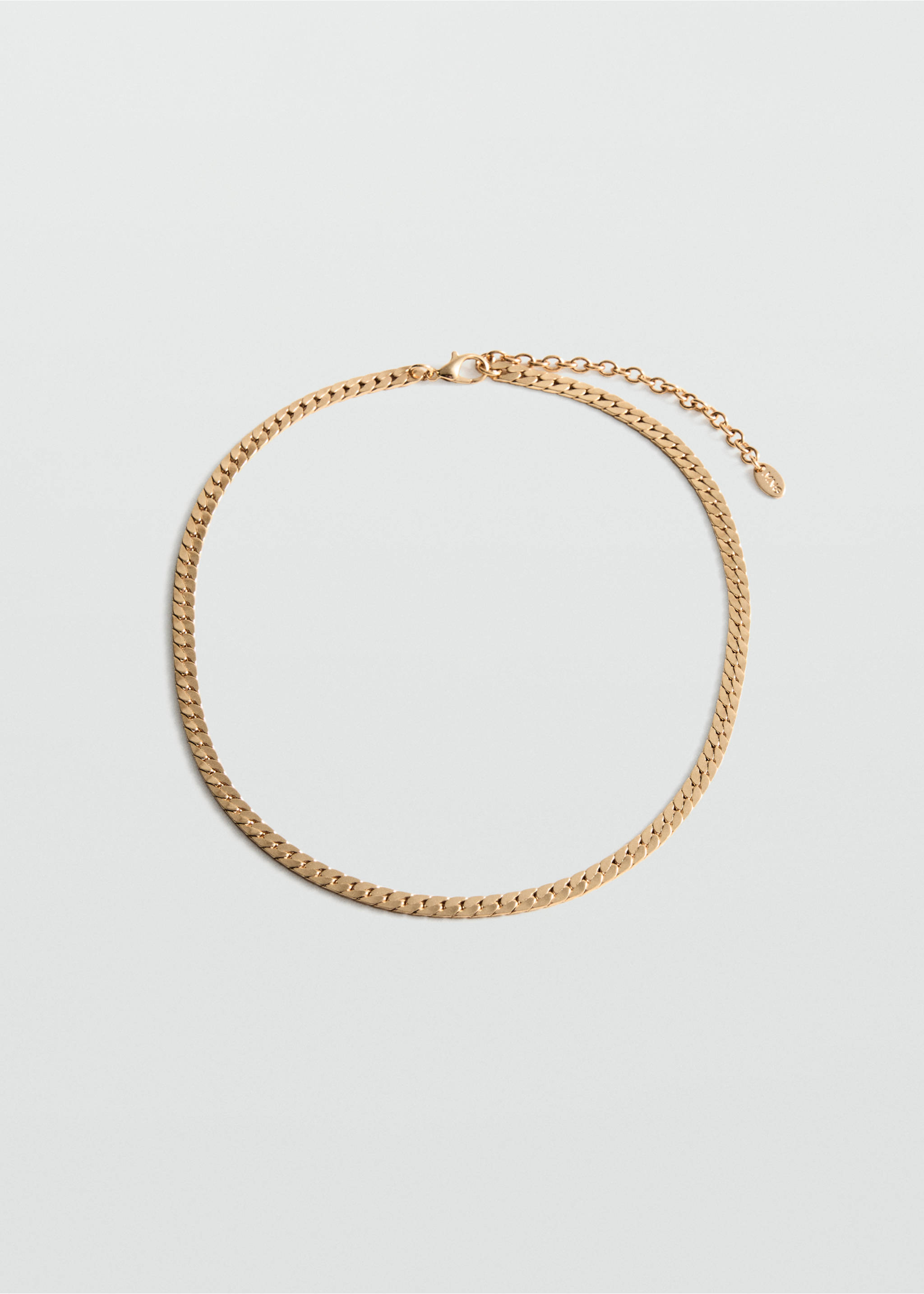 Flat chain necklace - Article without model, Gold. Ref: 77014054-00.