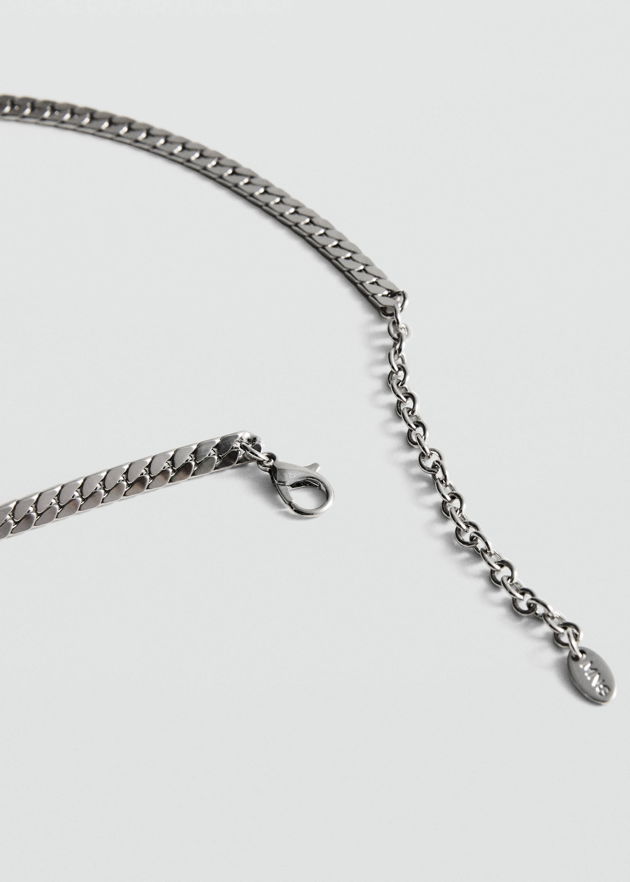 Flat chain necklace - Medium plane