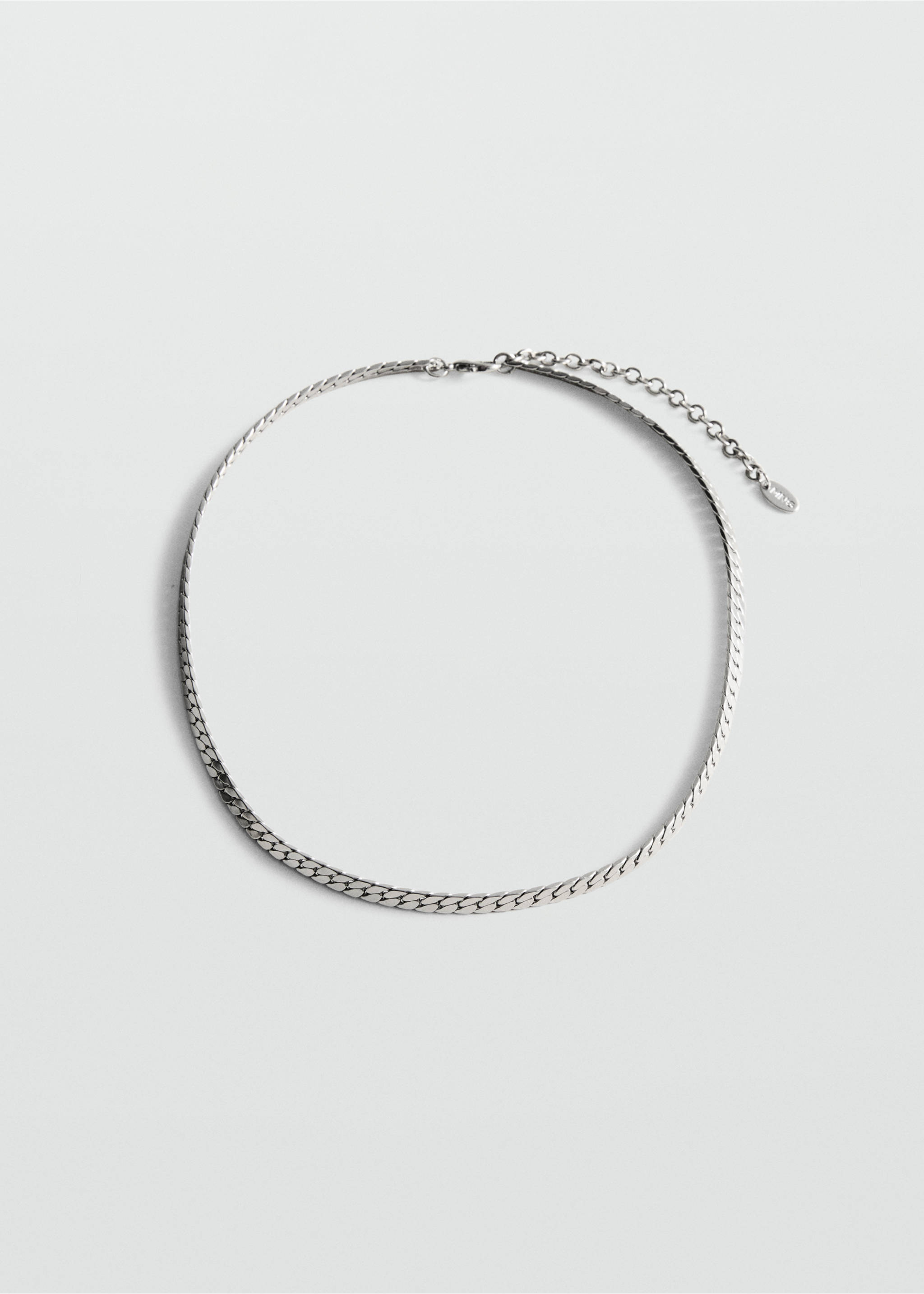 Flat chain necklace - Article without model, Silver. Ref: 77014054-00.