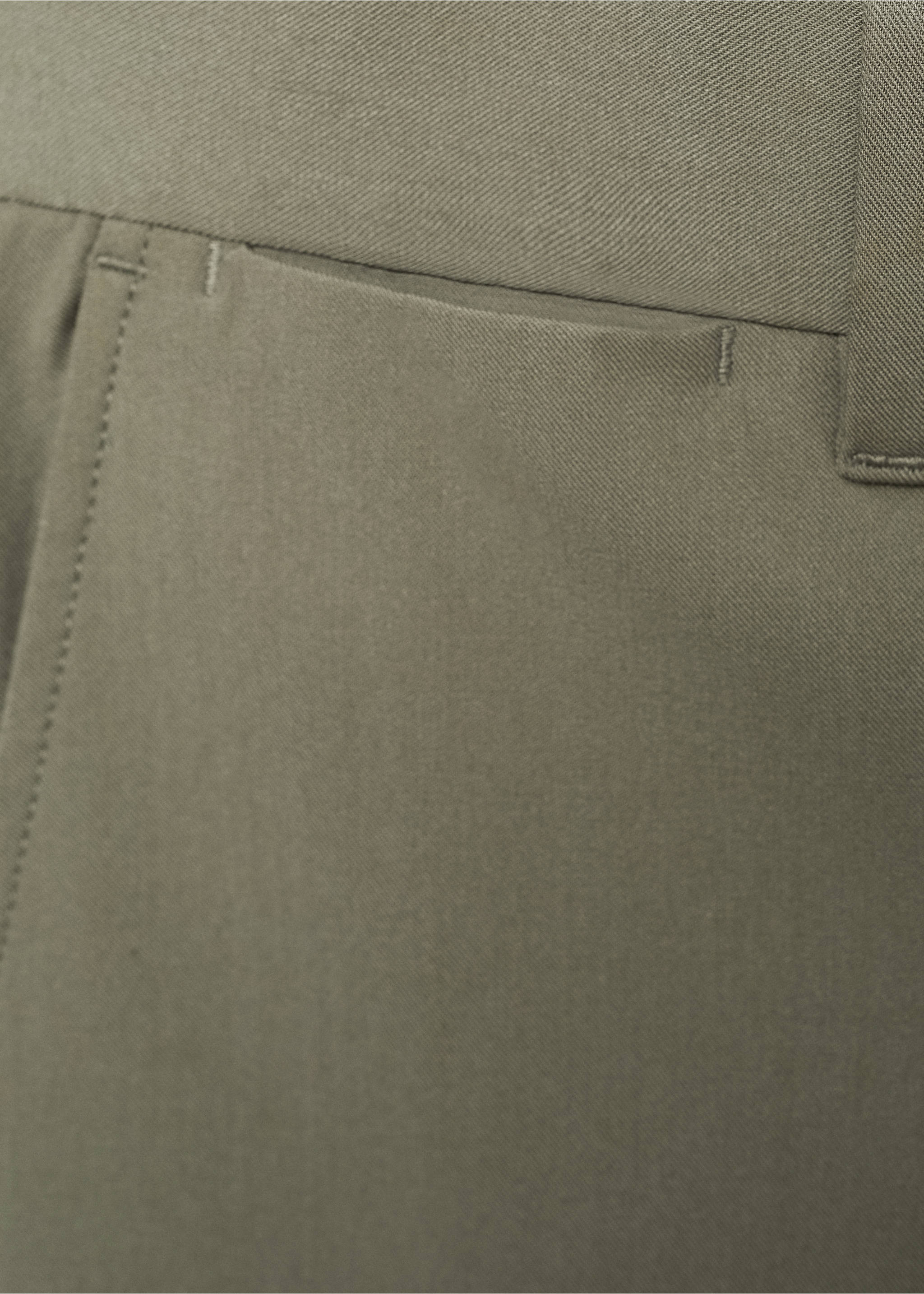 Pantalon slim-fit comfort stretch - Détail de l'article 8, Vert pastel. Ref: 77014436-00.