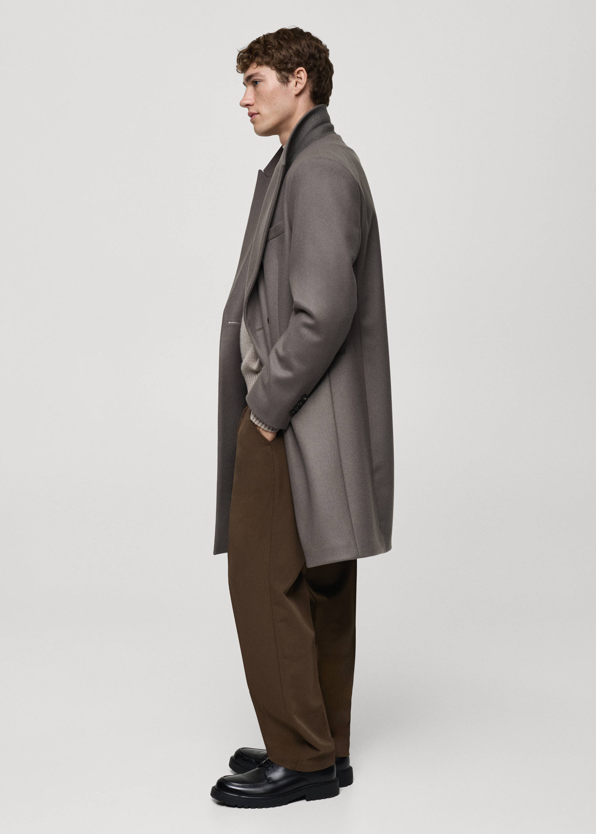 Fließende Regular Fit-Bundfaltenhose - Detail des Artikels 2