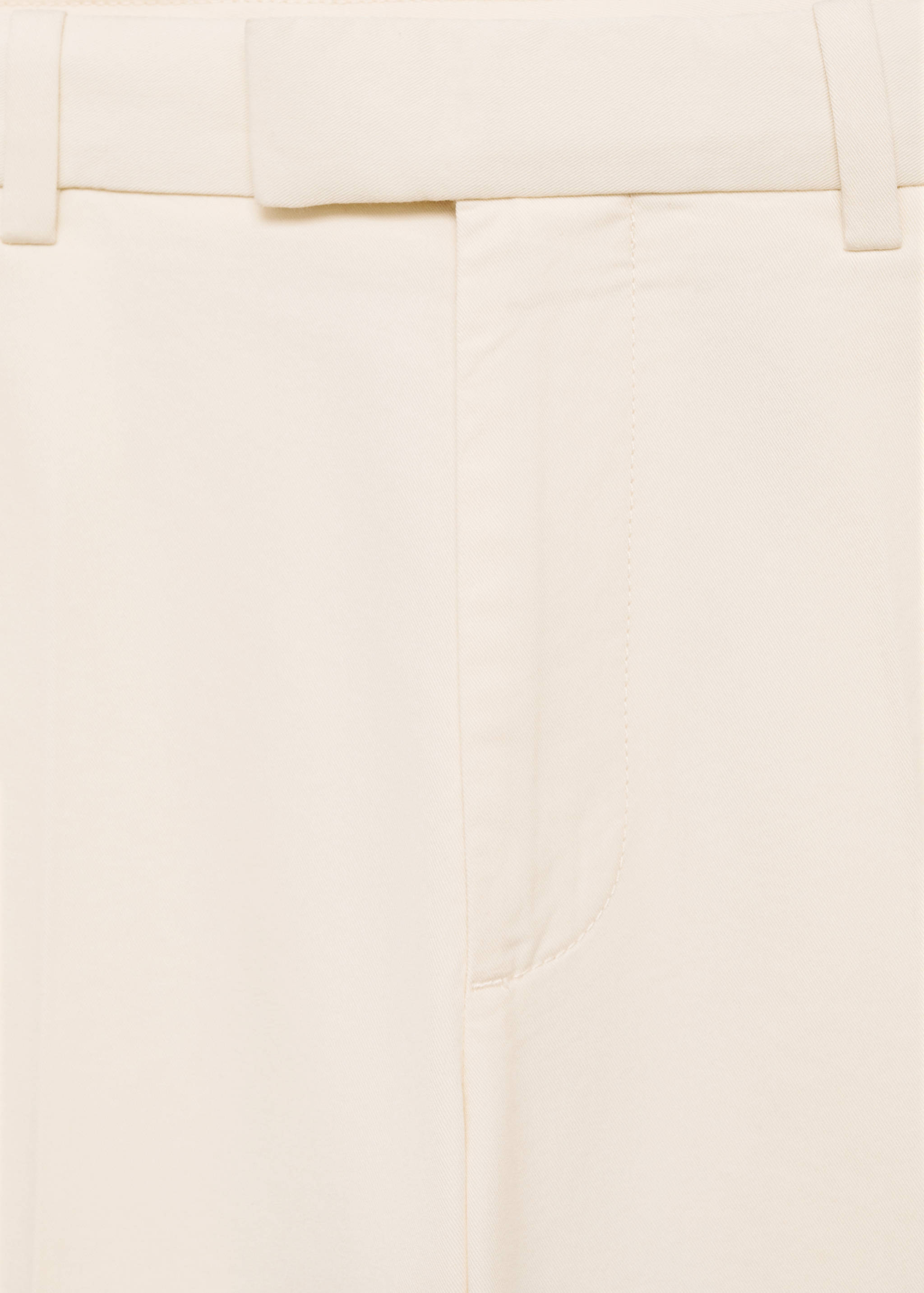 Regular-fit tencel cotton trousers - Details of the article 0