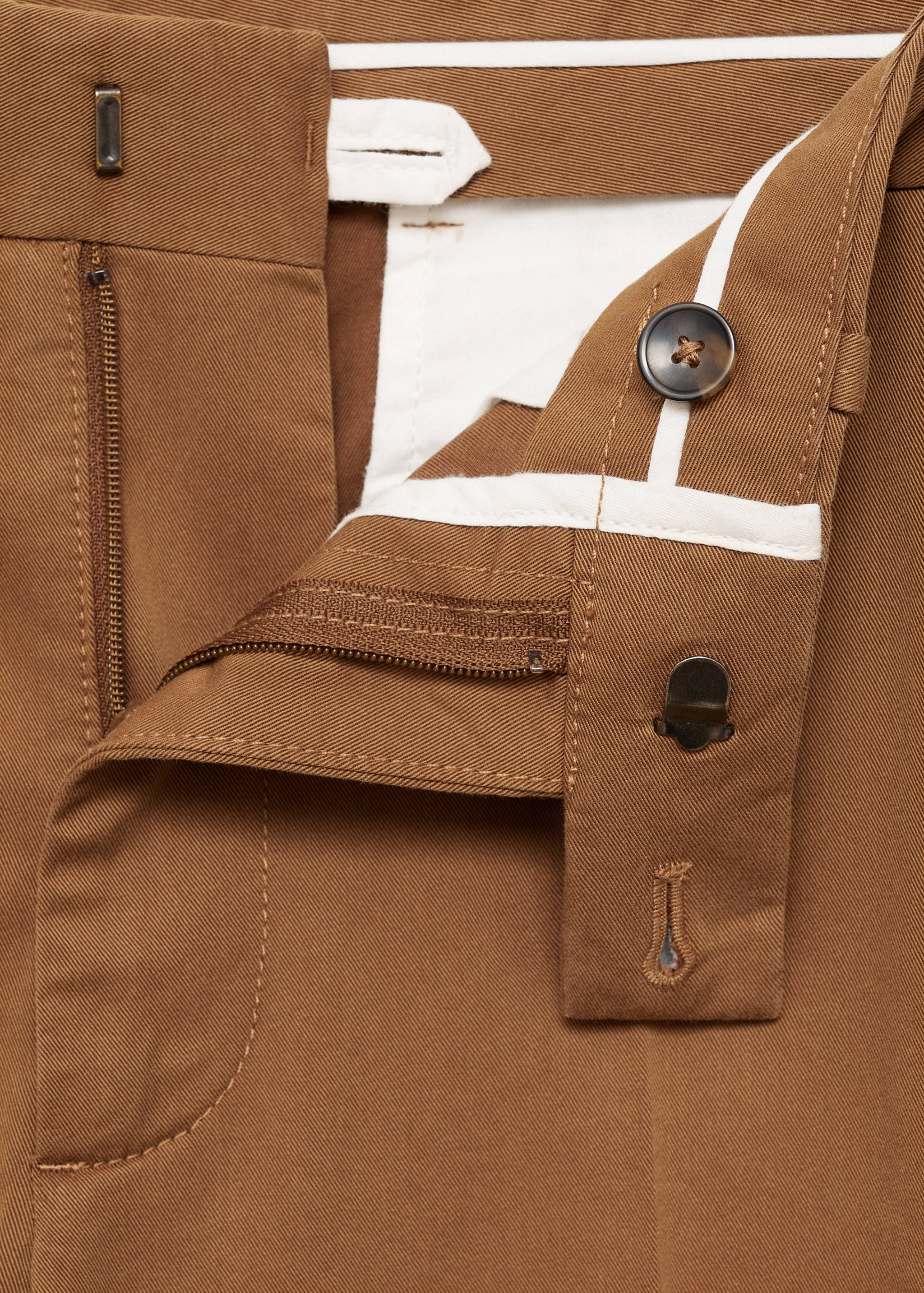 Regular-fit tencel cotton trousers - Details of the article 8