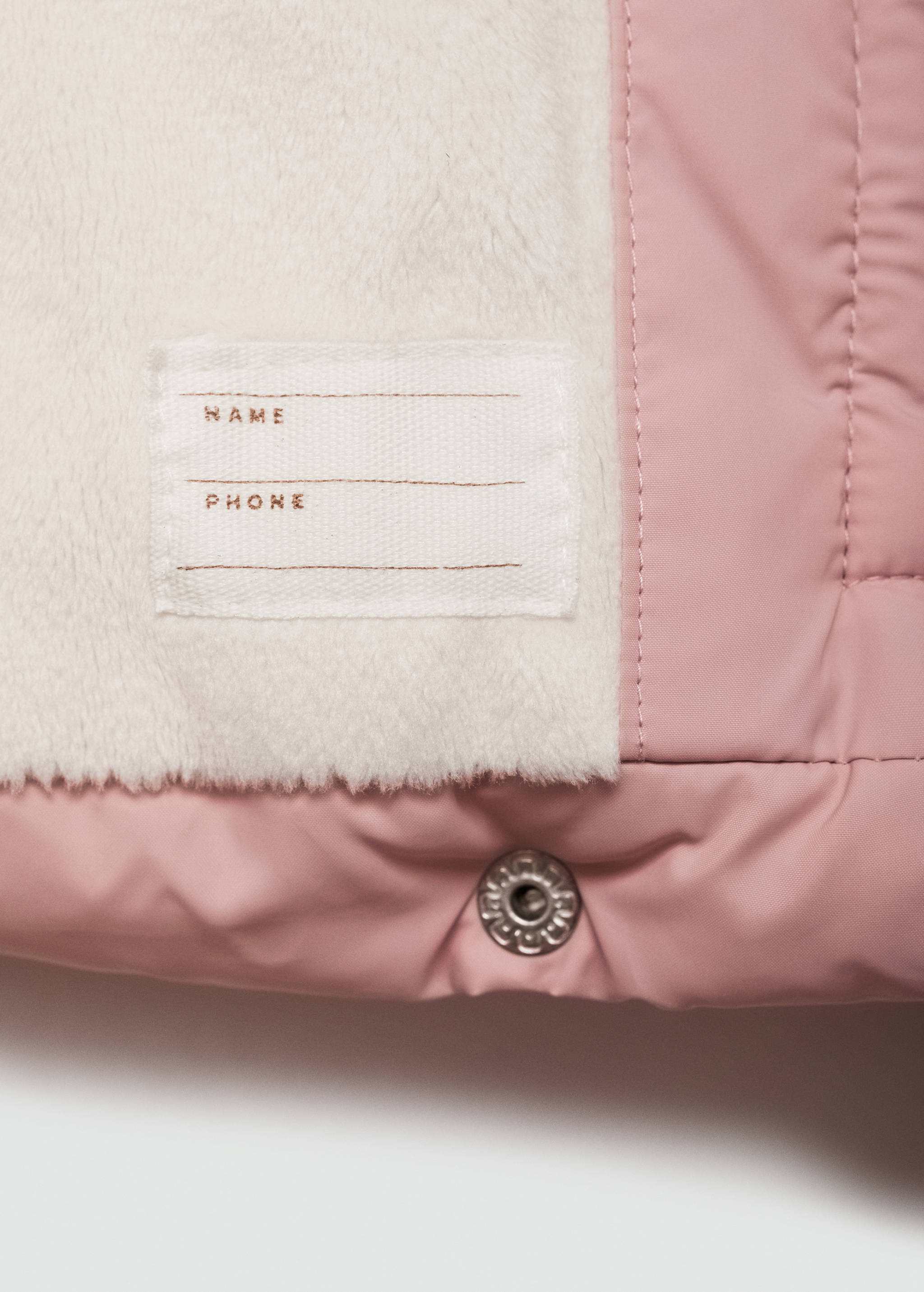 Fur collar puffer coat - Details of the article 0