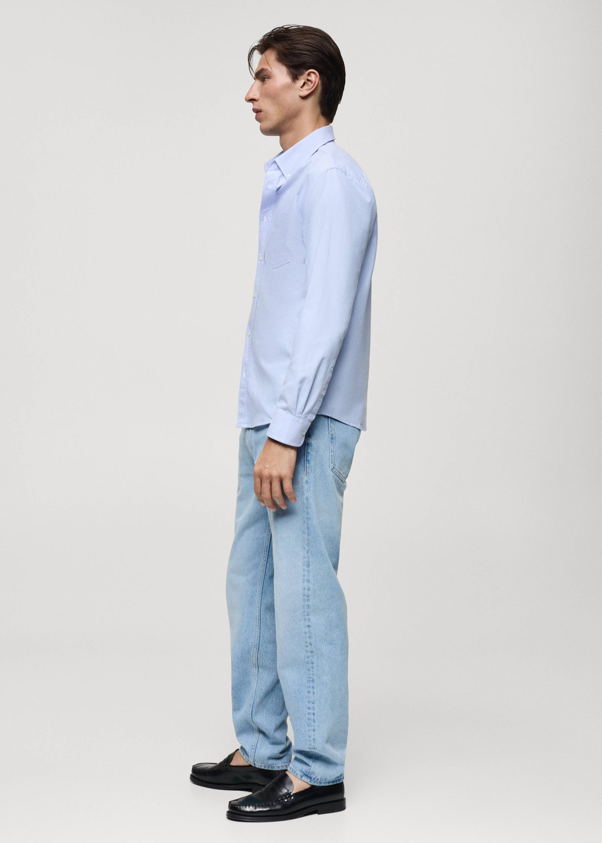 Regular Fit-Hemd aus Oxfordgewebe - Detail des Artikels 2