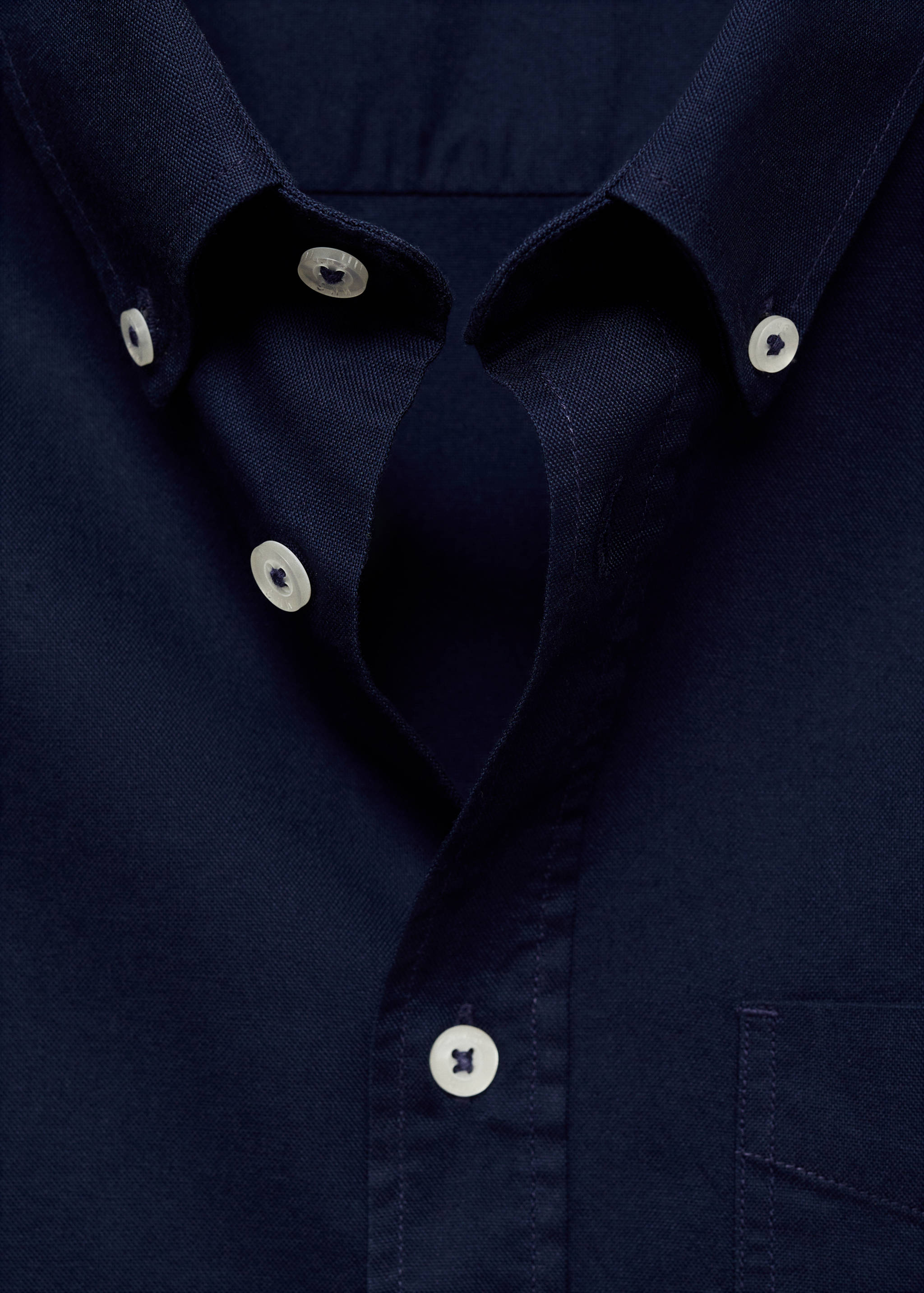 Regular Fit-Hemd aus Oxfordgewebe - Detail des Artikels 8