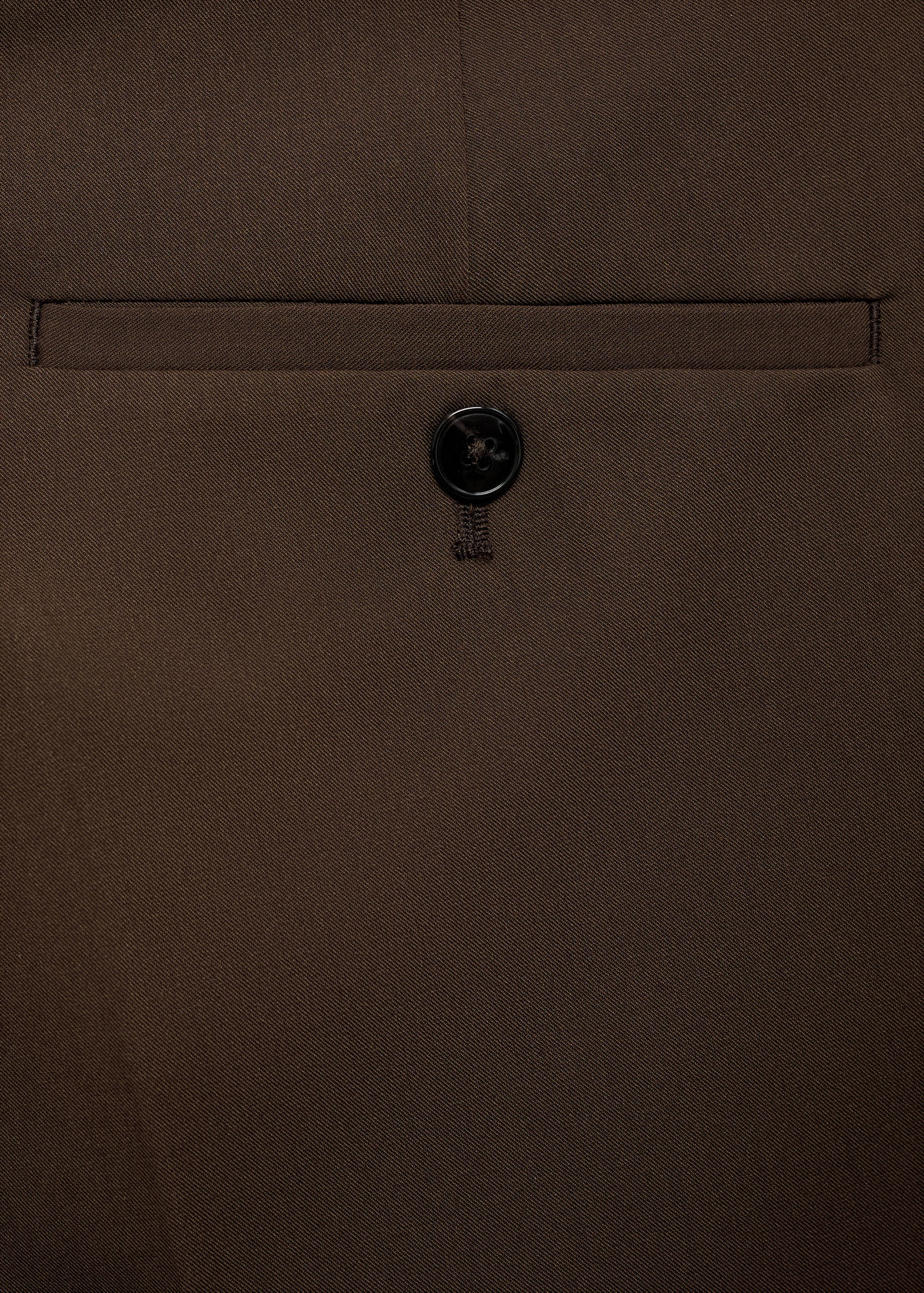 Stretch fabric super slim-fit suit trousers - Details of the article 0