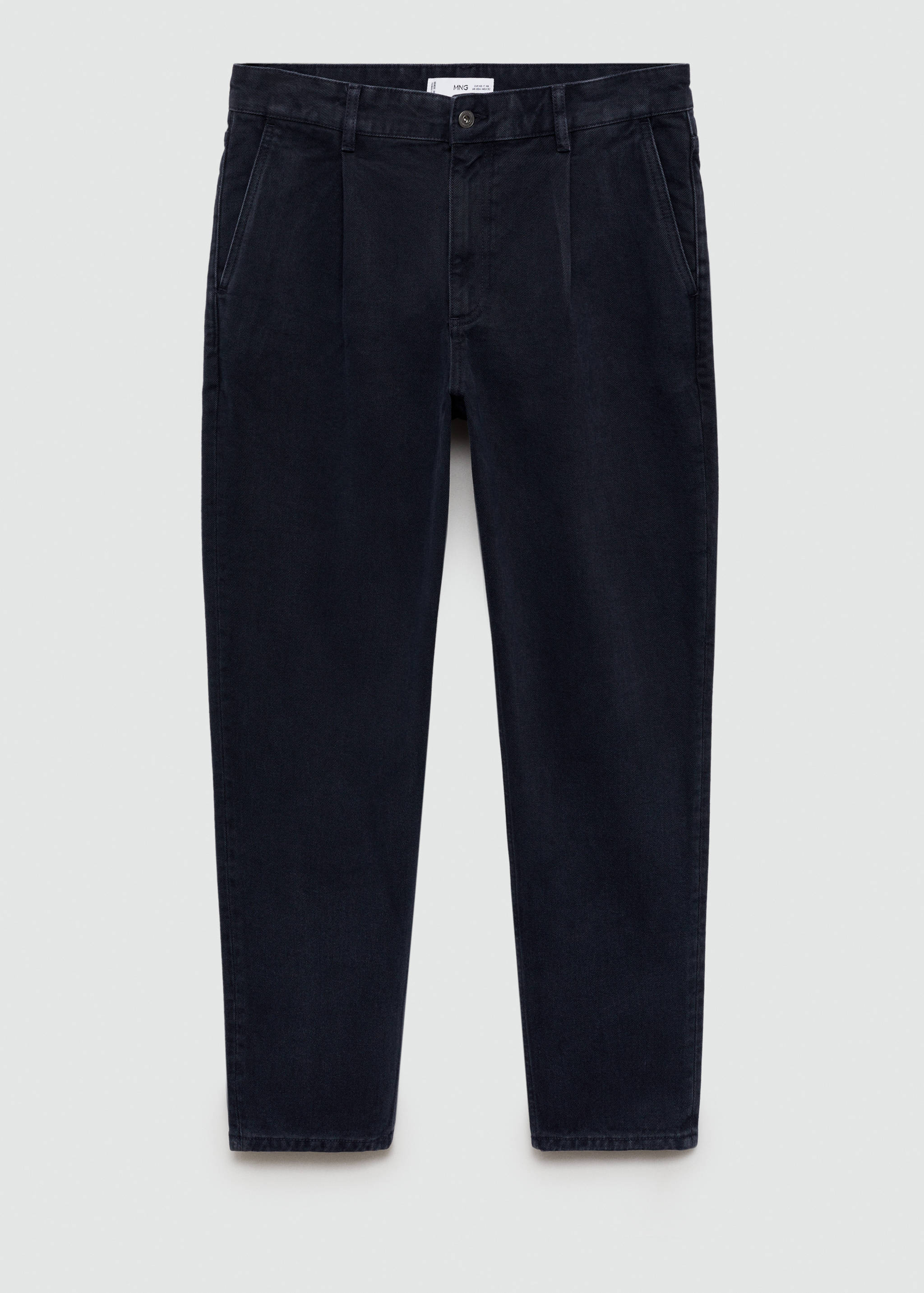 Džíny tapered fit se záševky - Zboží bez modelu