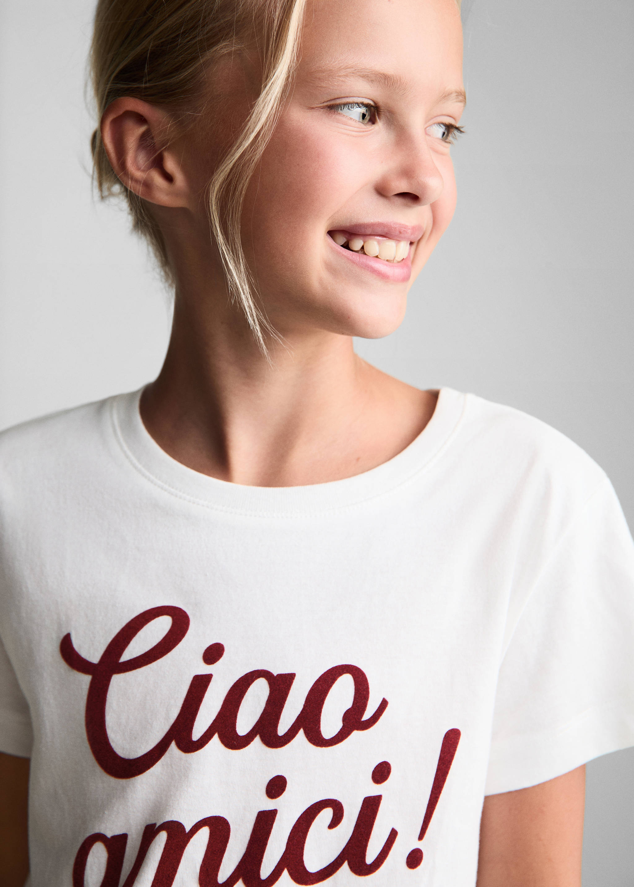 Bedrucktes Baumwoll-T-Shirt - Detail des Artikels 1