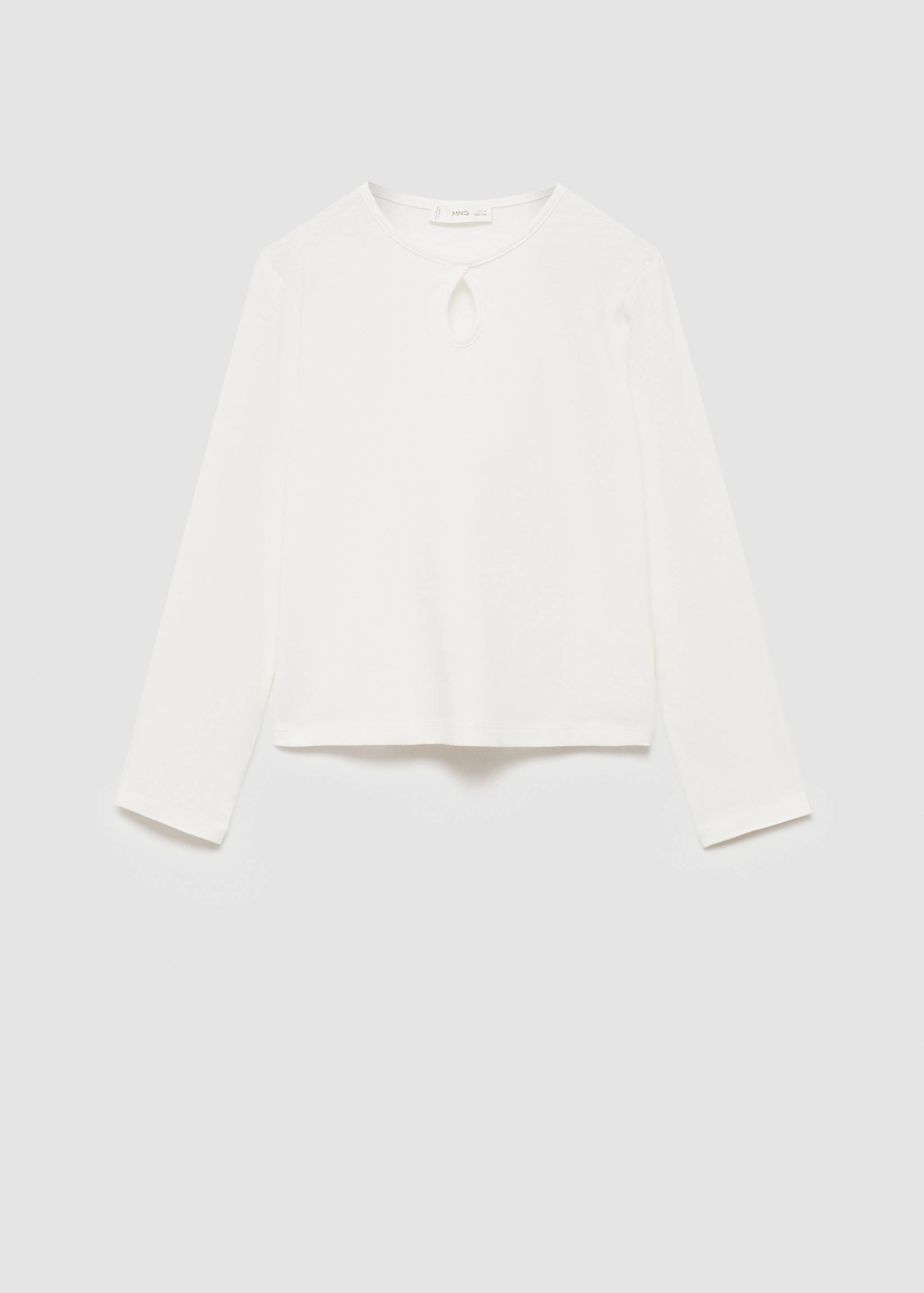 Katoenen T-shirt met lange mouwen - Artikel zonder model