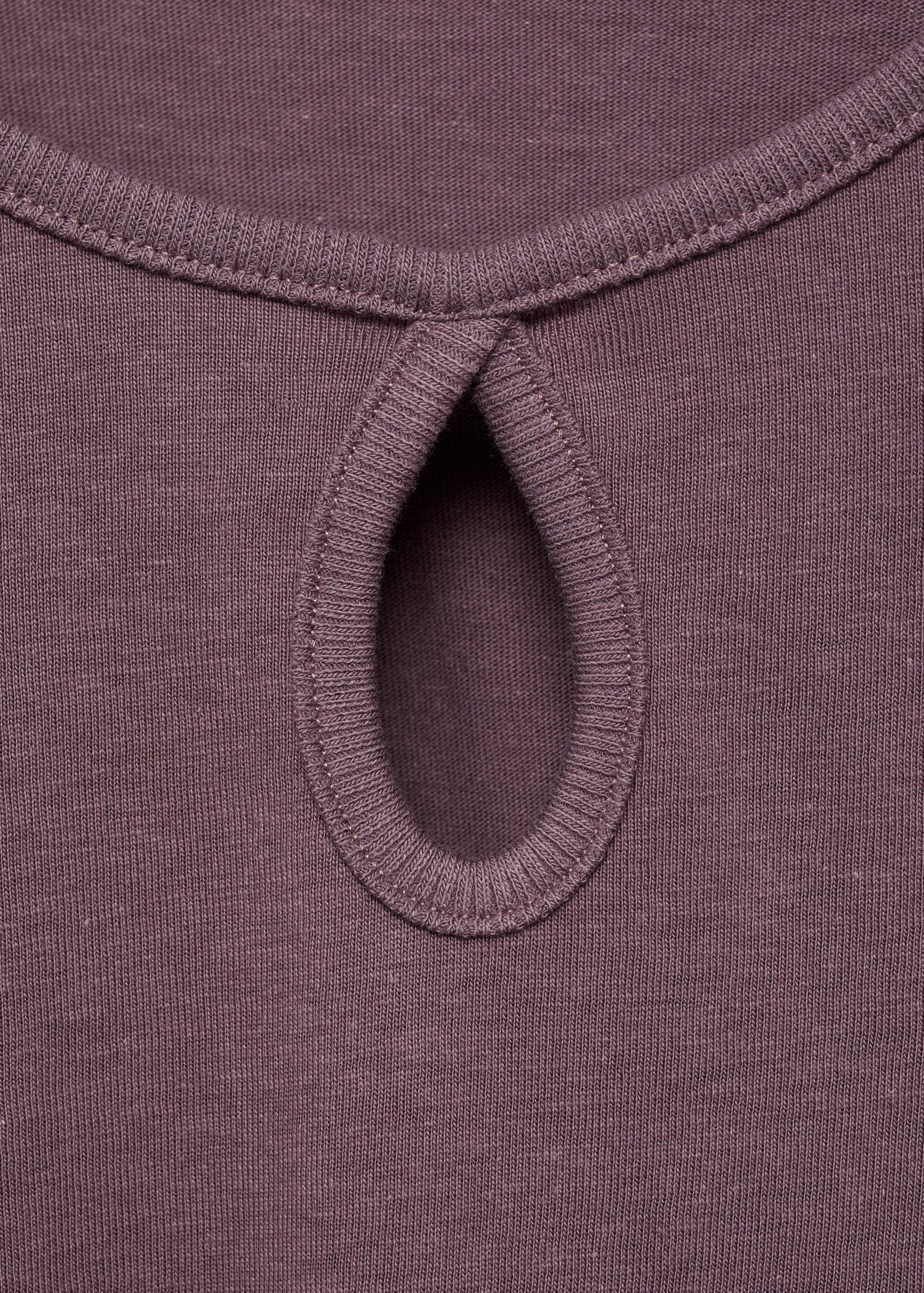 Long sleeve cotton t-shirt - Details of the article 8