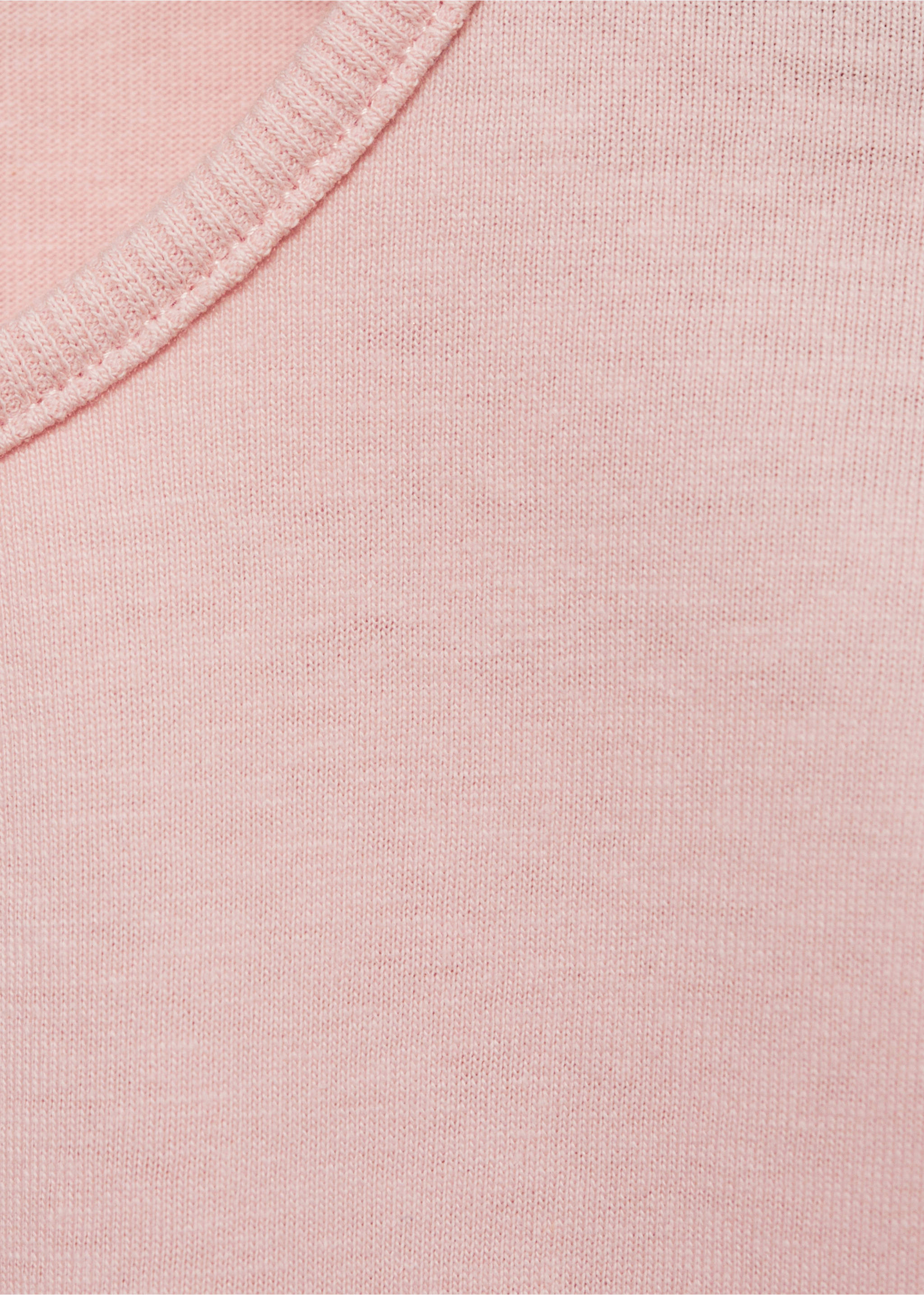 Langärmliges Baumwoll-T-Shirt - Detail des Artikels 0, Rosa. Ref: 77014452-00.