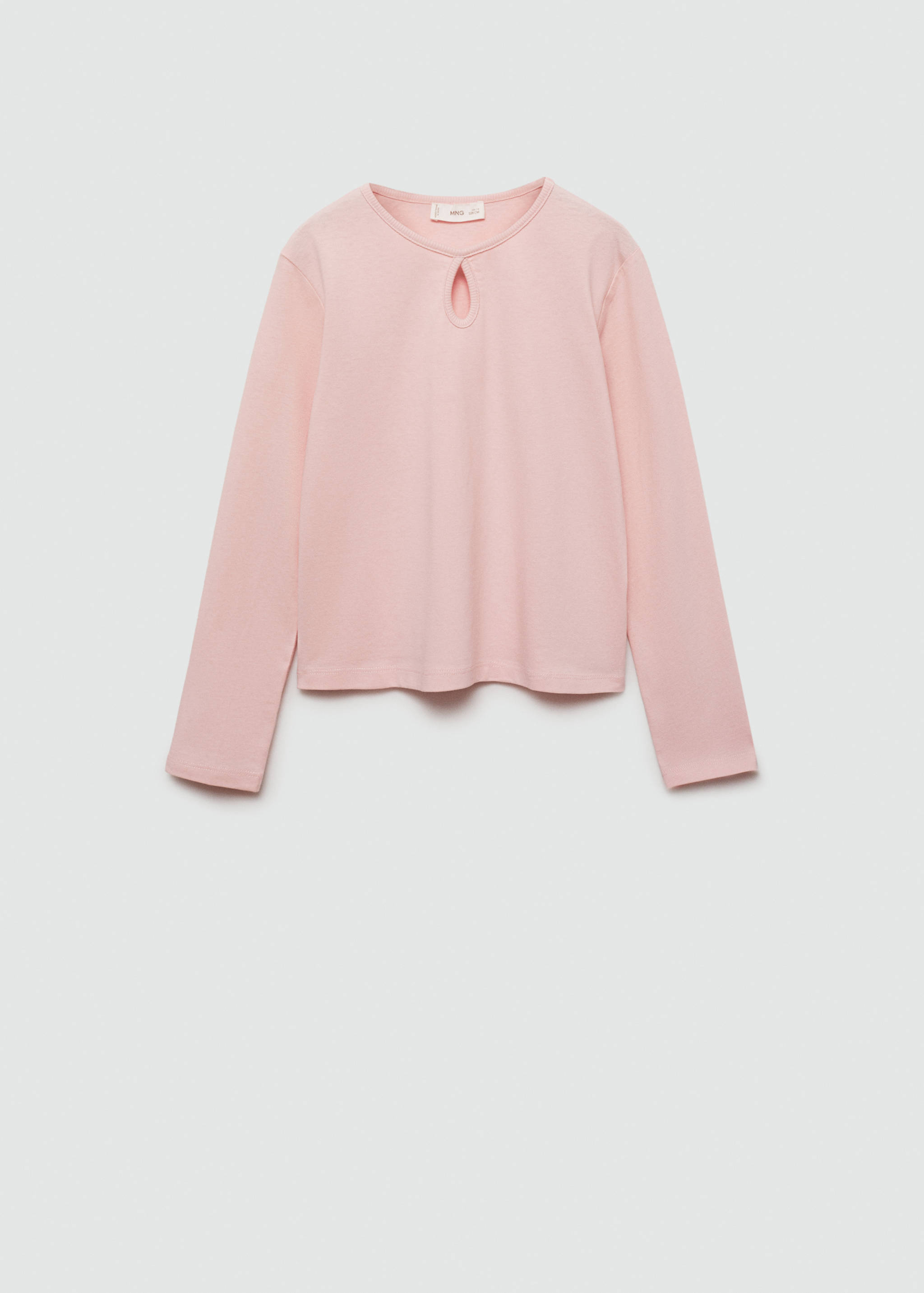 Katoenen T-shirt met lange mouwen - Artikel zonder model