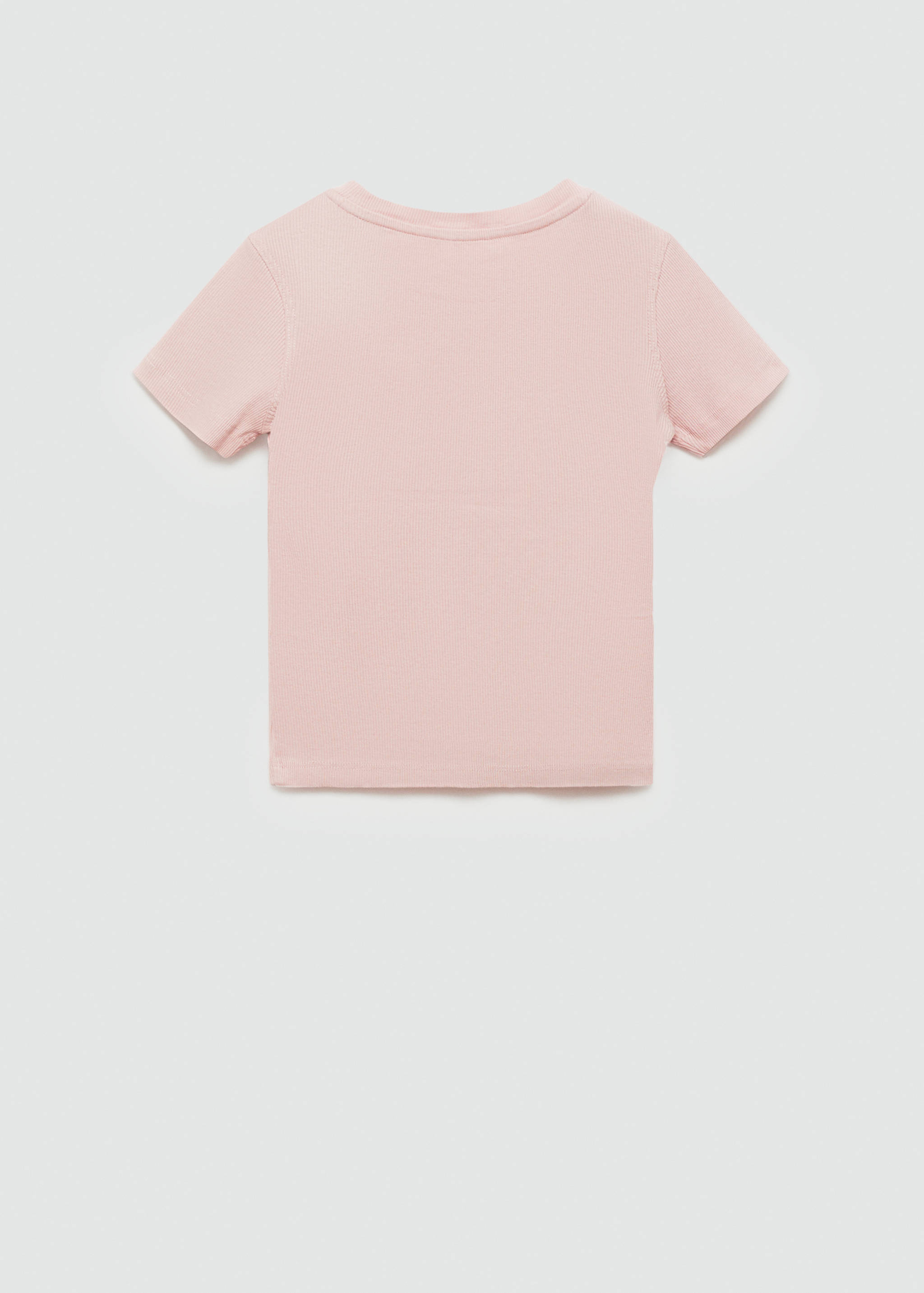 Ribbed printed t -shirt - Reverse of the article