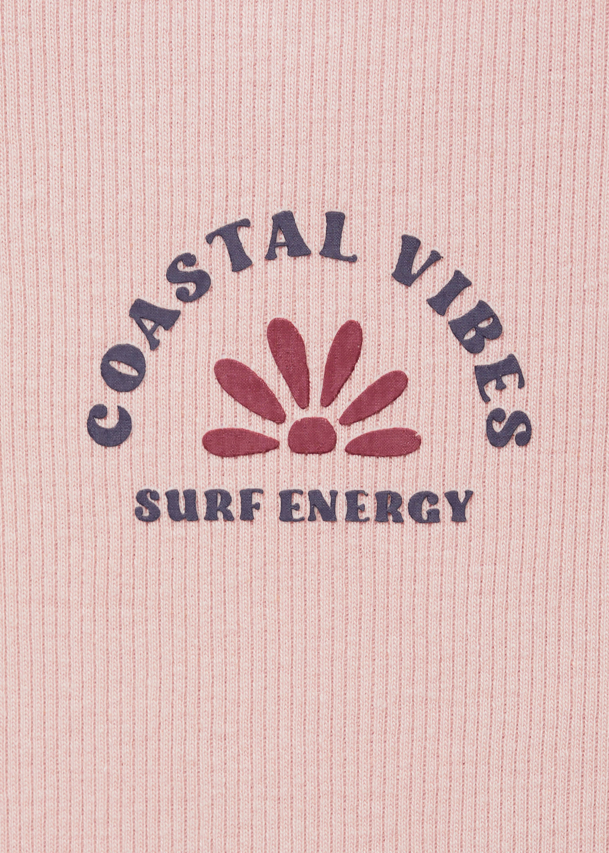 Ribbed printed t -shirt - Details of the article 8