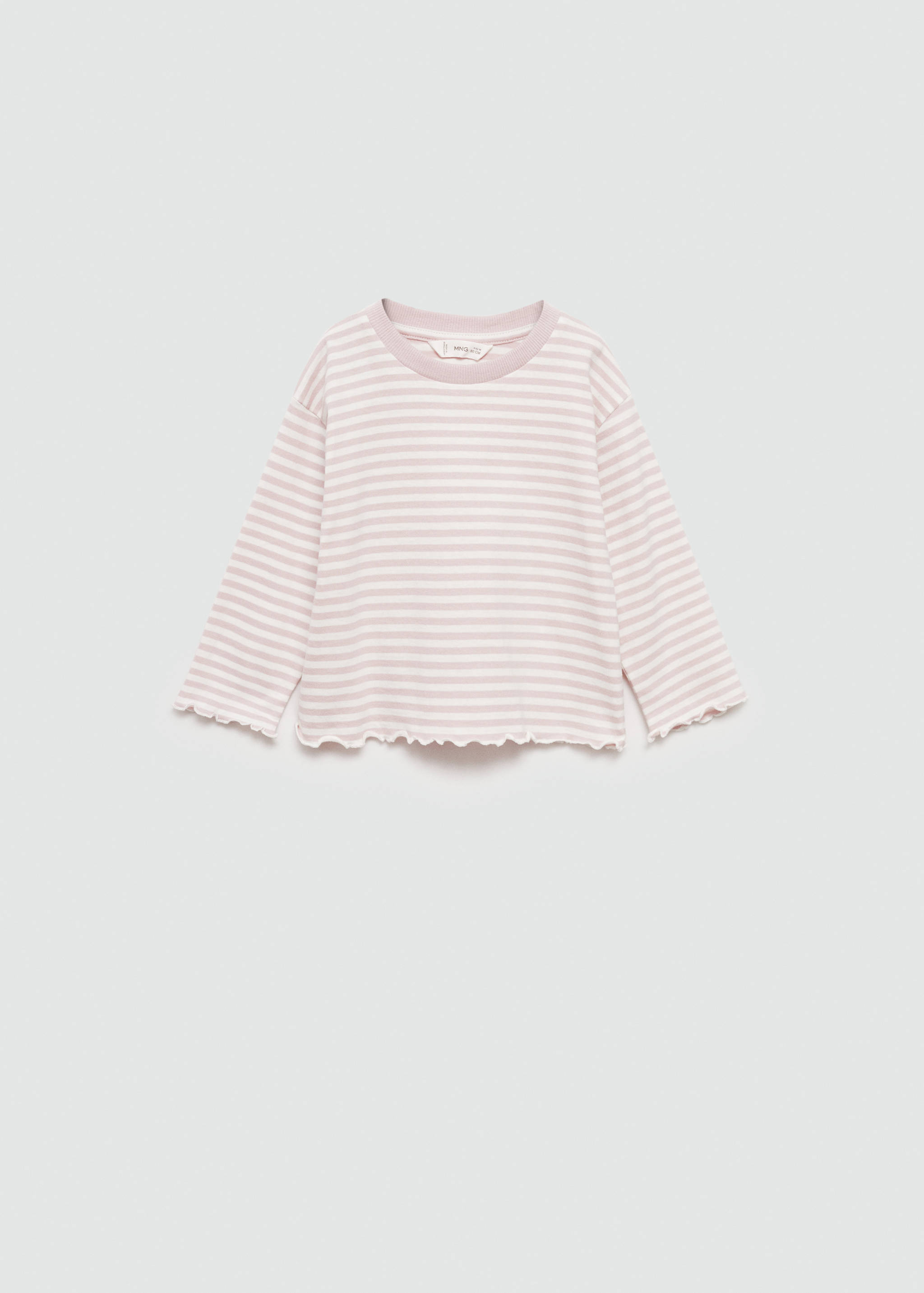 Striped cotton T-shirt - Article without model