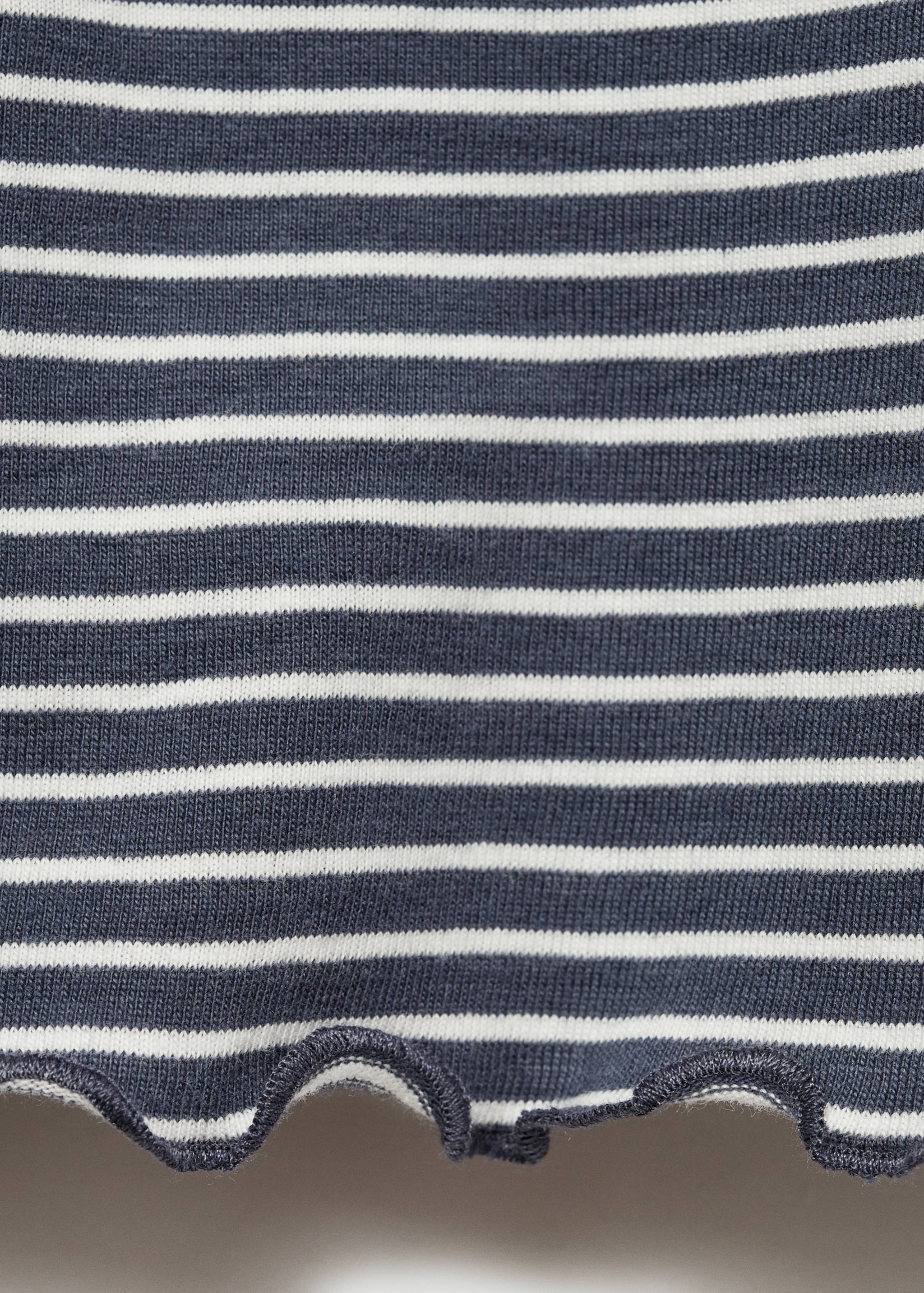 Striped cotton T-shirt - Details of the article 0