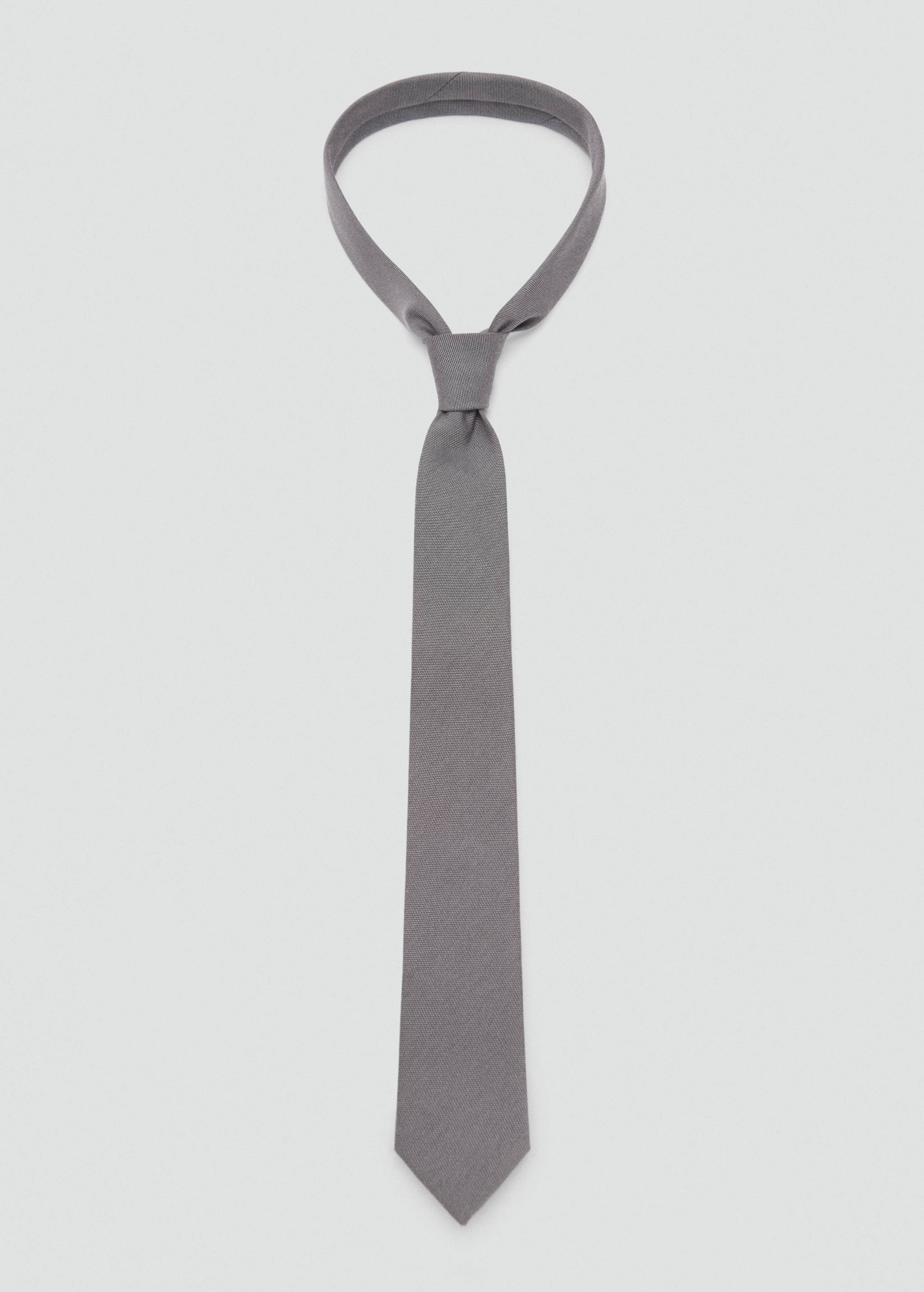Tie with plain design - Article without model