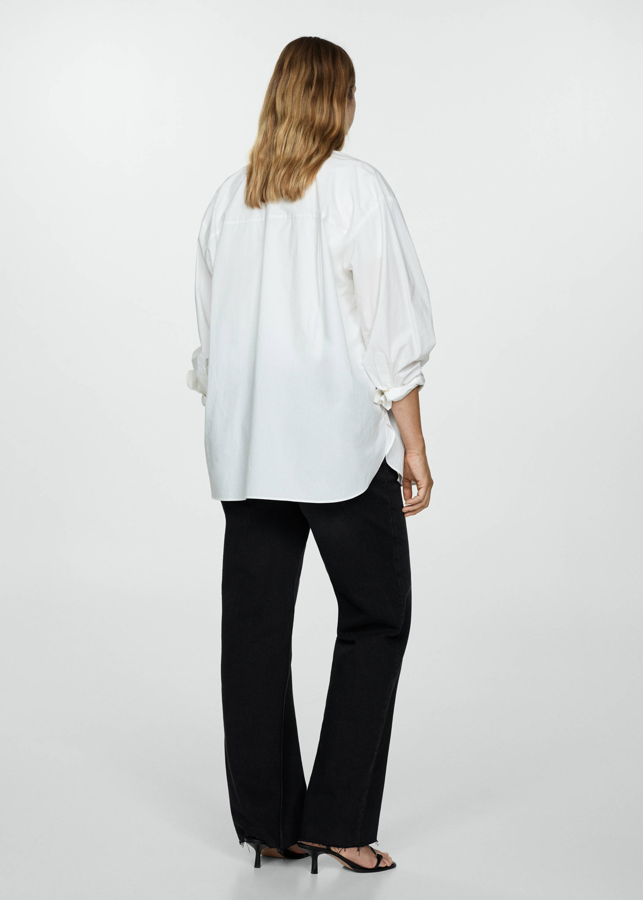 Maternity wide leg jeans - Reverse of the article