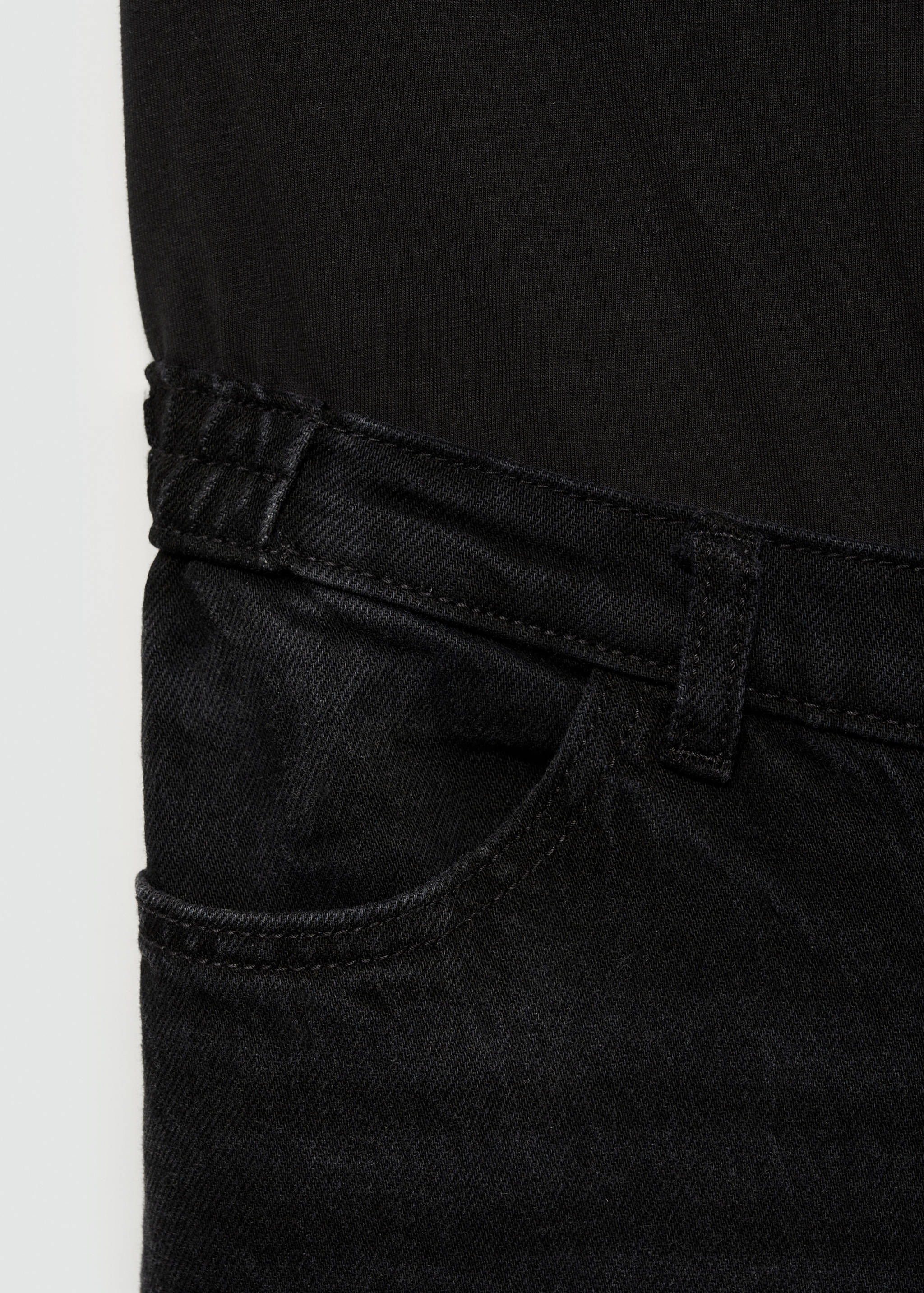 Maternity wide leg jeans - Details of the article 0