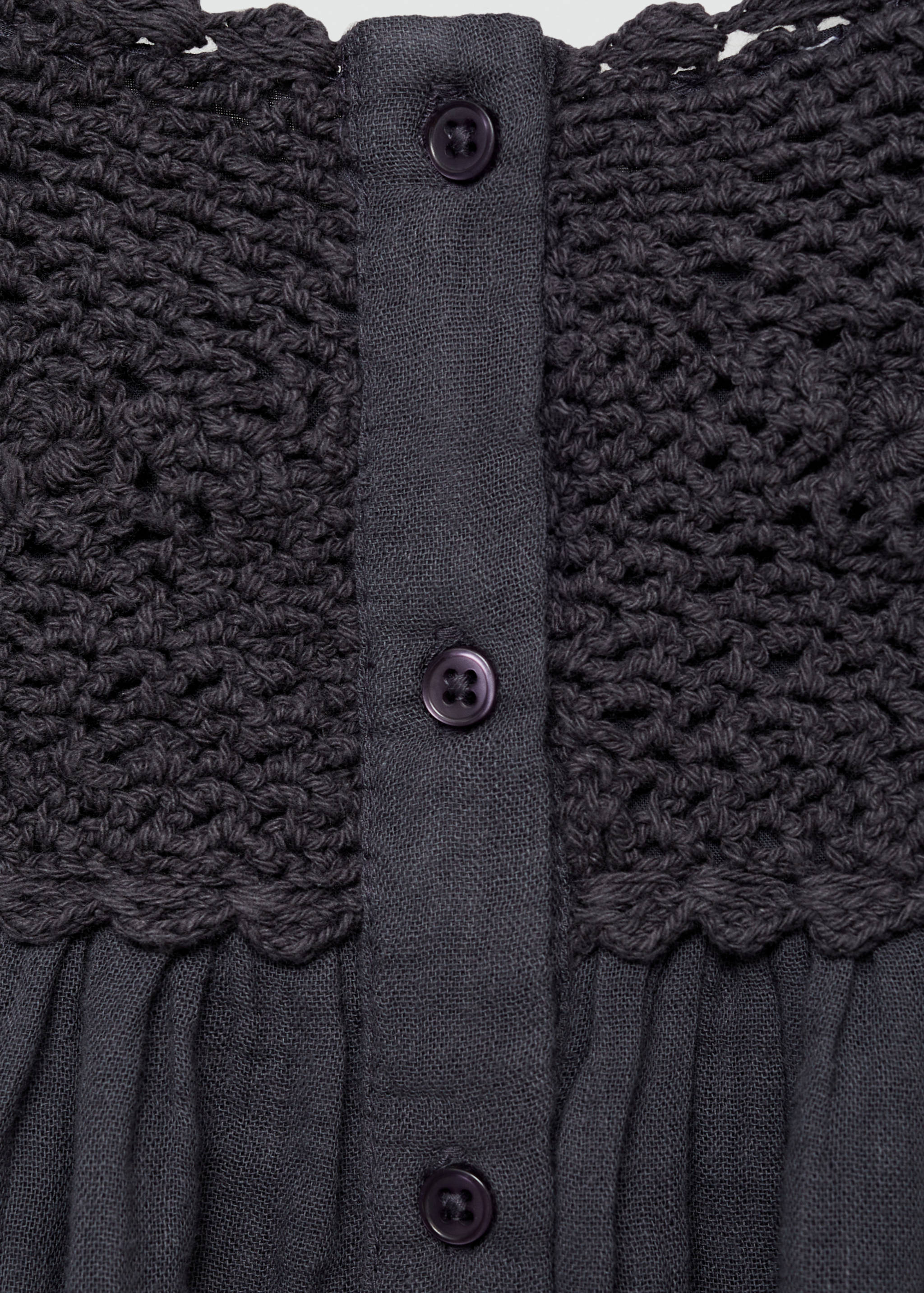 Crochet panel dress - Details of the article 0