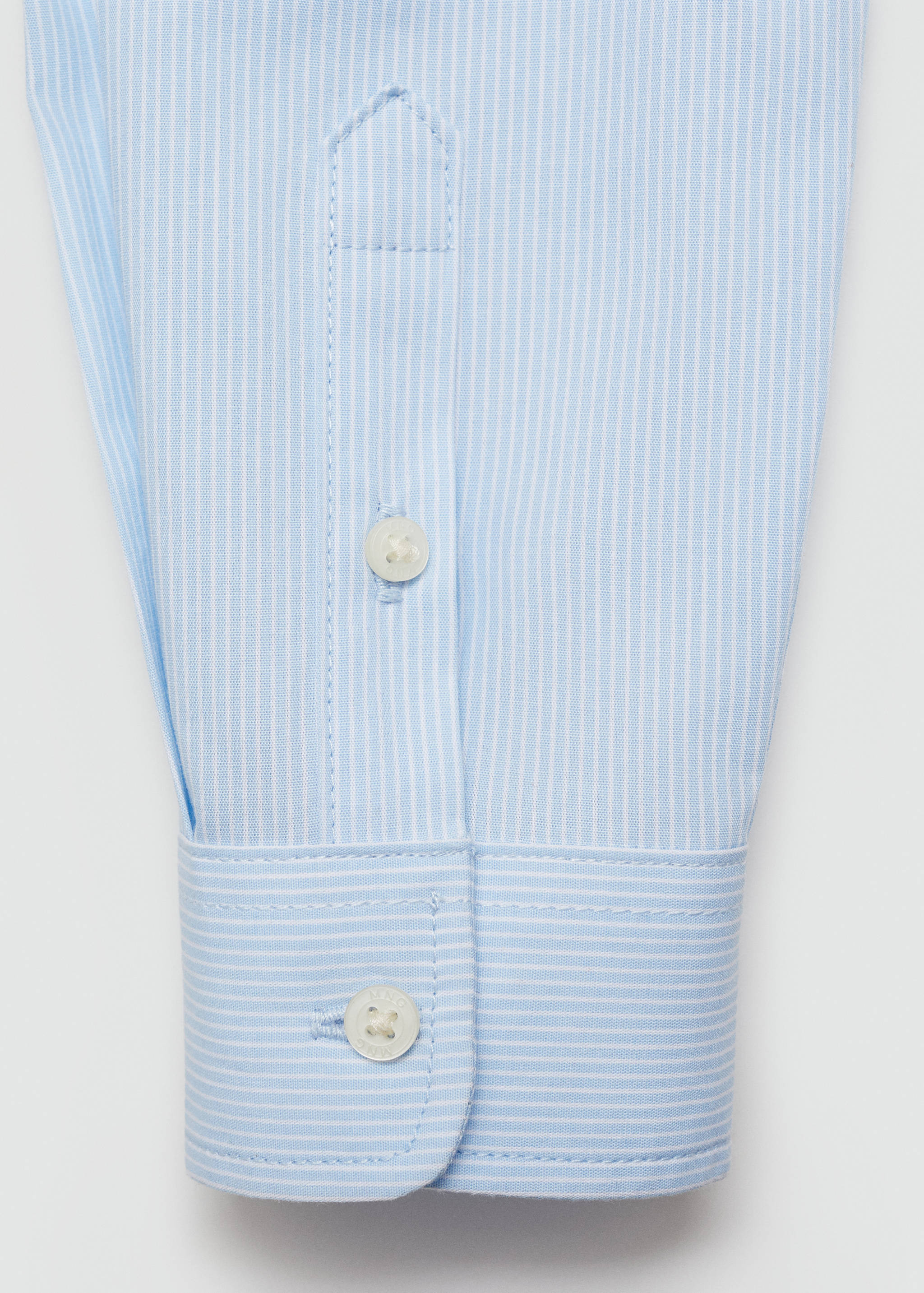 Regular-fit striped cotton shirt - Details of the article 0