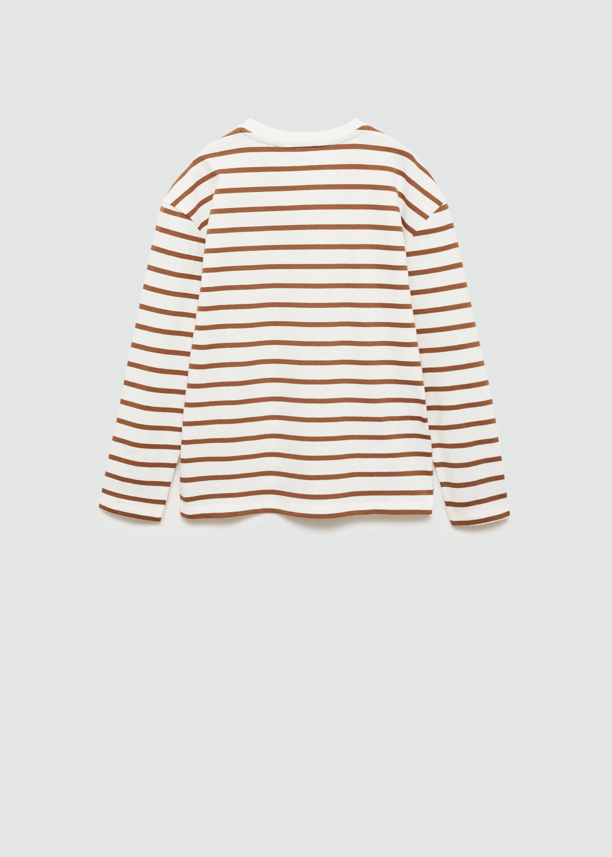 Camiseta manga larga rayas - Reverso del artículo