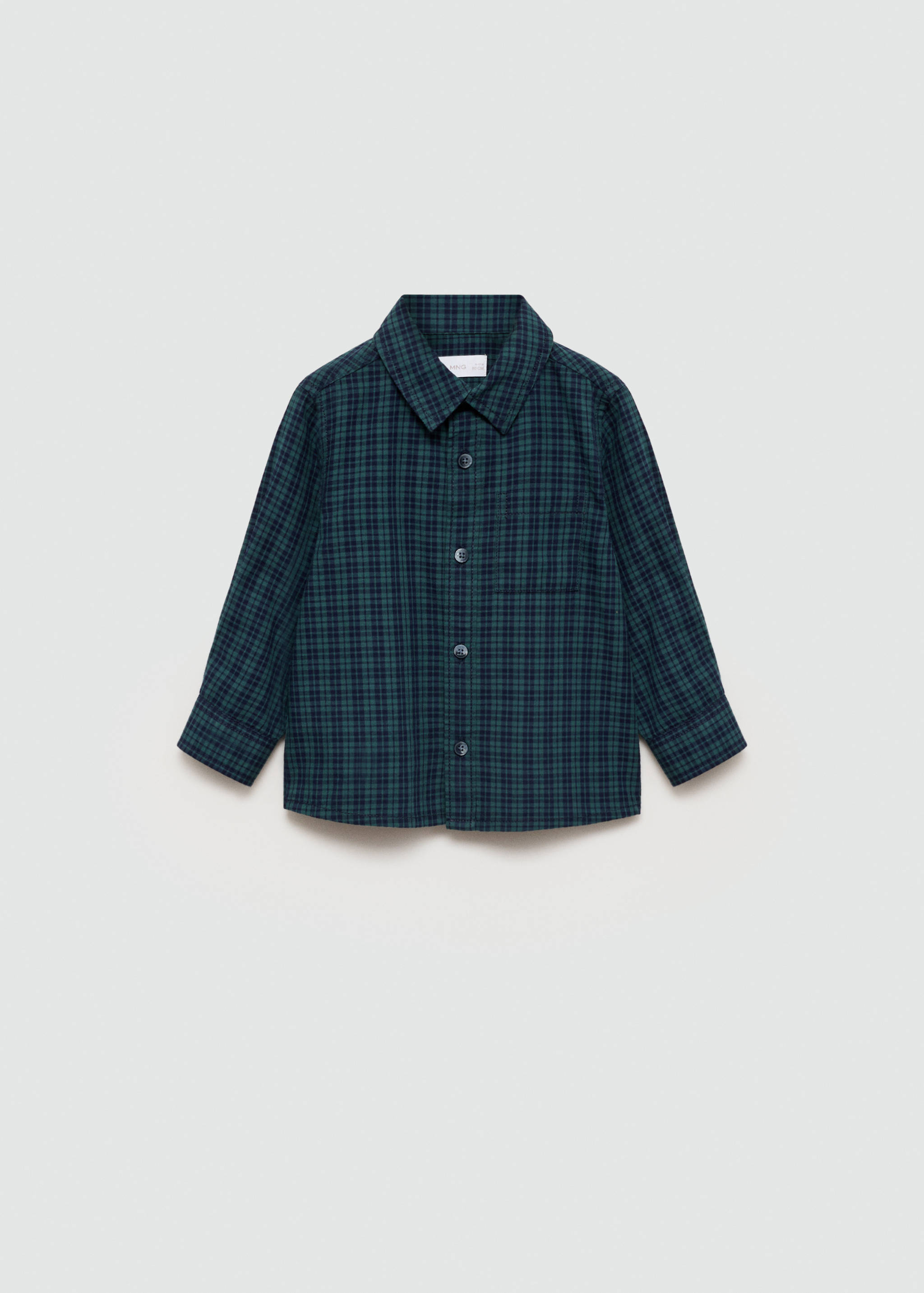 Check cotton shirt - Article without model