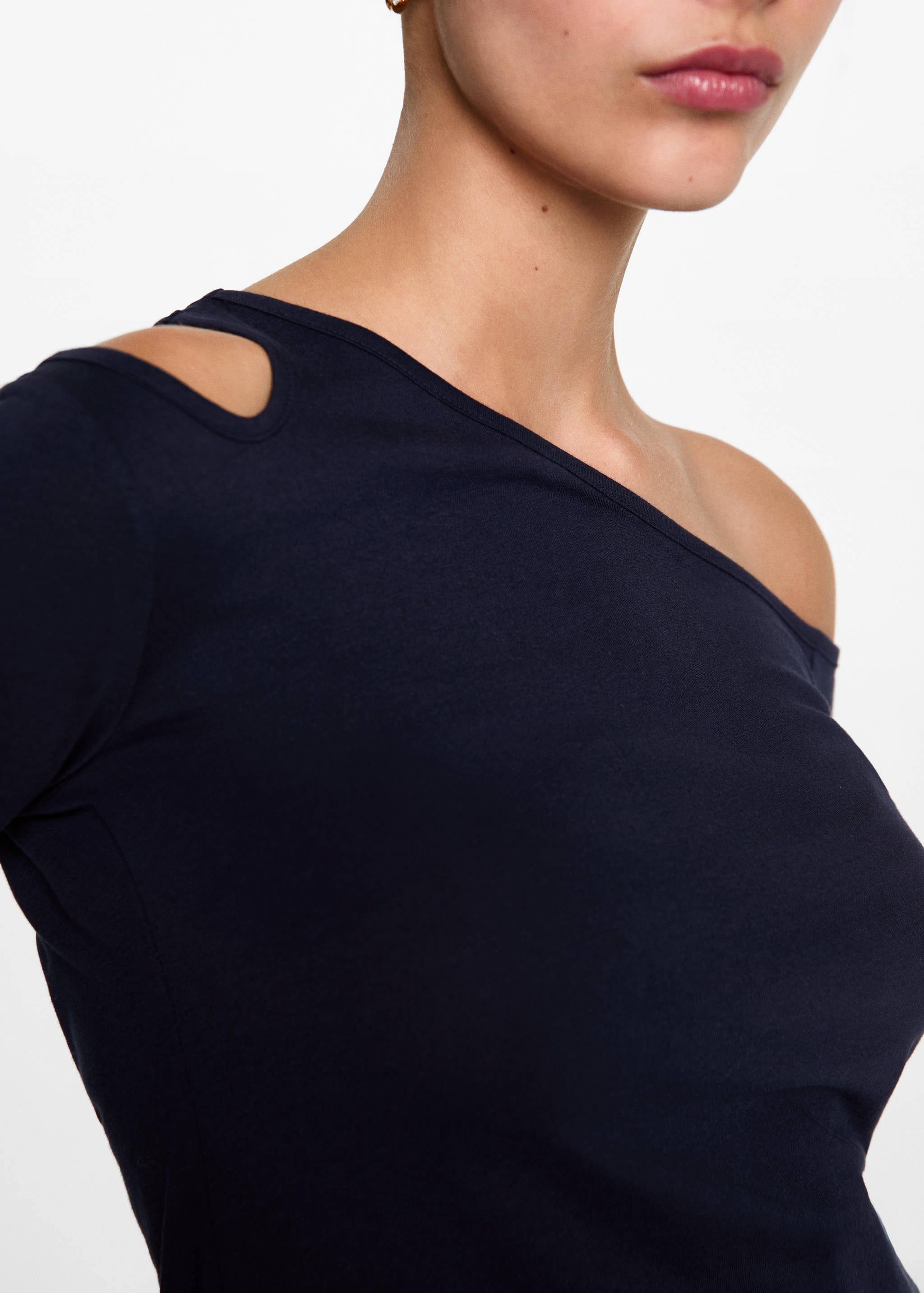 Camiseta algodón asimétrica - Detalle del artículo 6