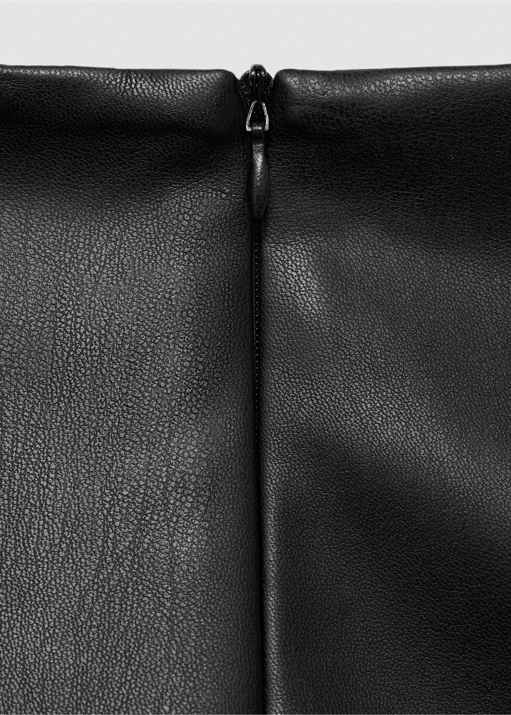 Minirock in Lederoptik - Detail des Artikels 0, Schwarz. Ref: 77014789-00.