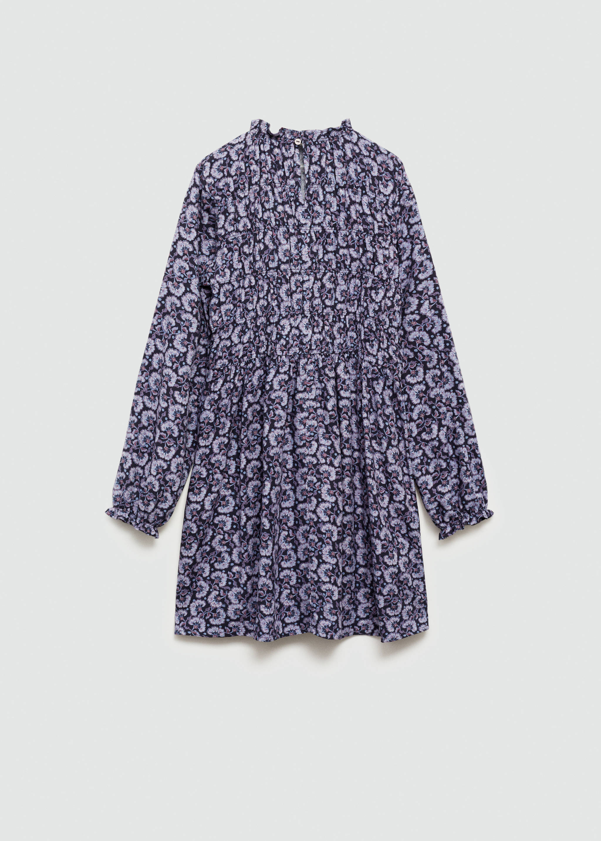 Vestido estampado flores - Reverso del artículo