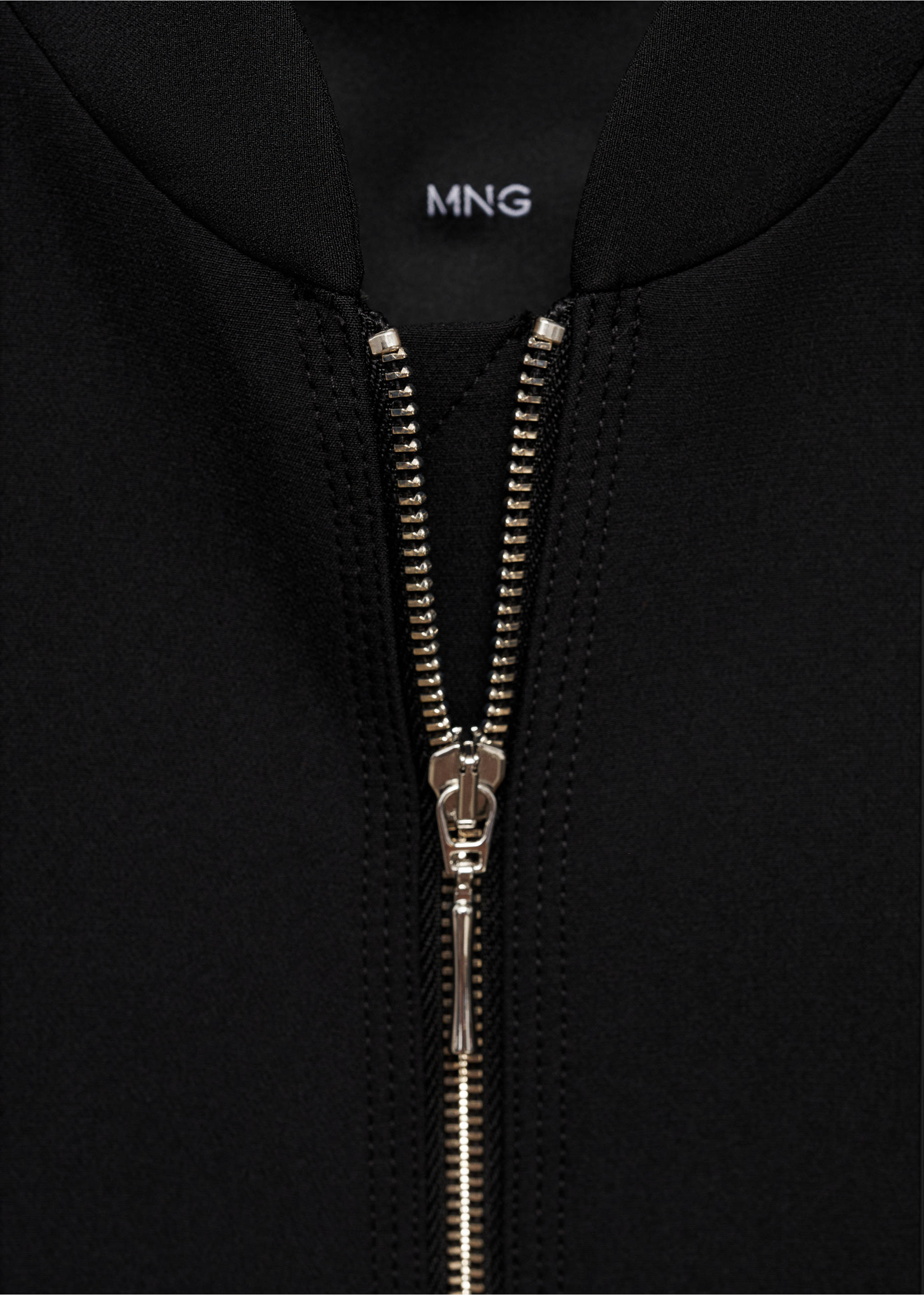 Oversized-Bomberjacke - Detail des Artikels 8, Schwarz. Ref: 77014791-00.