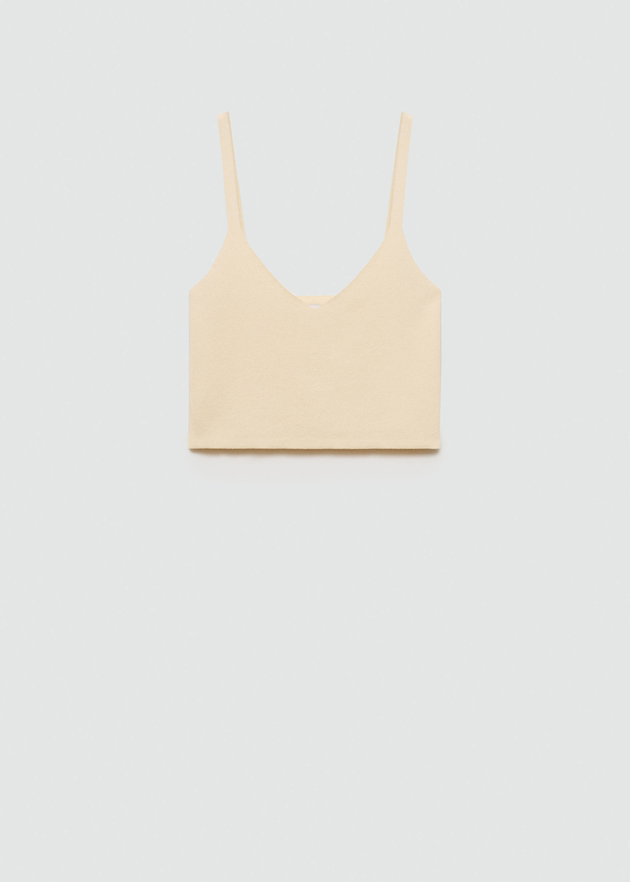 Úpletový top crop - Zboží bez modelu