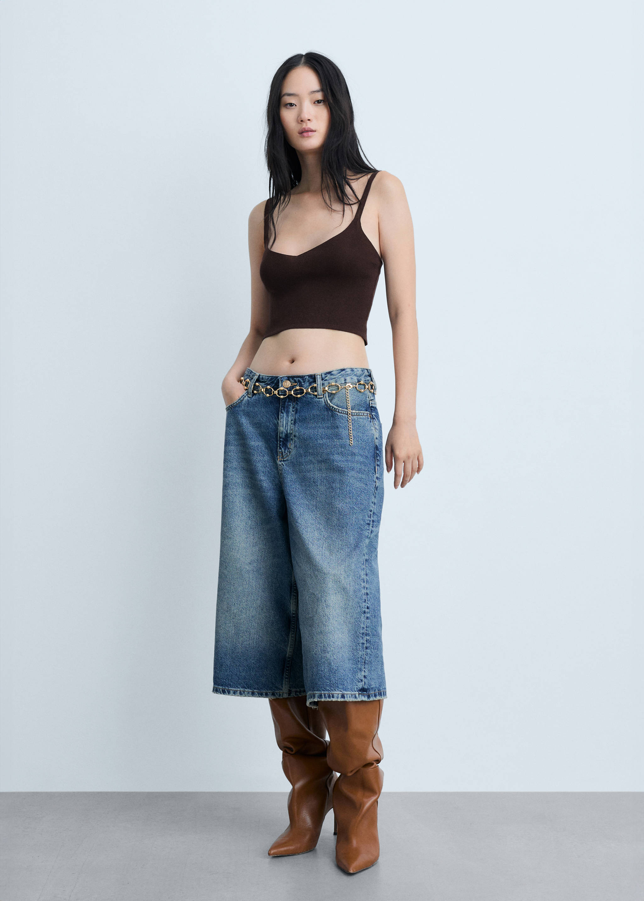 Crop top maille - Plan général