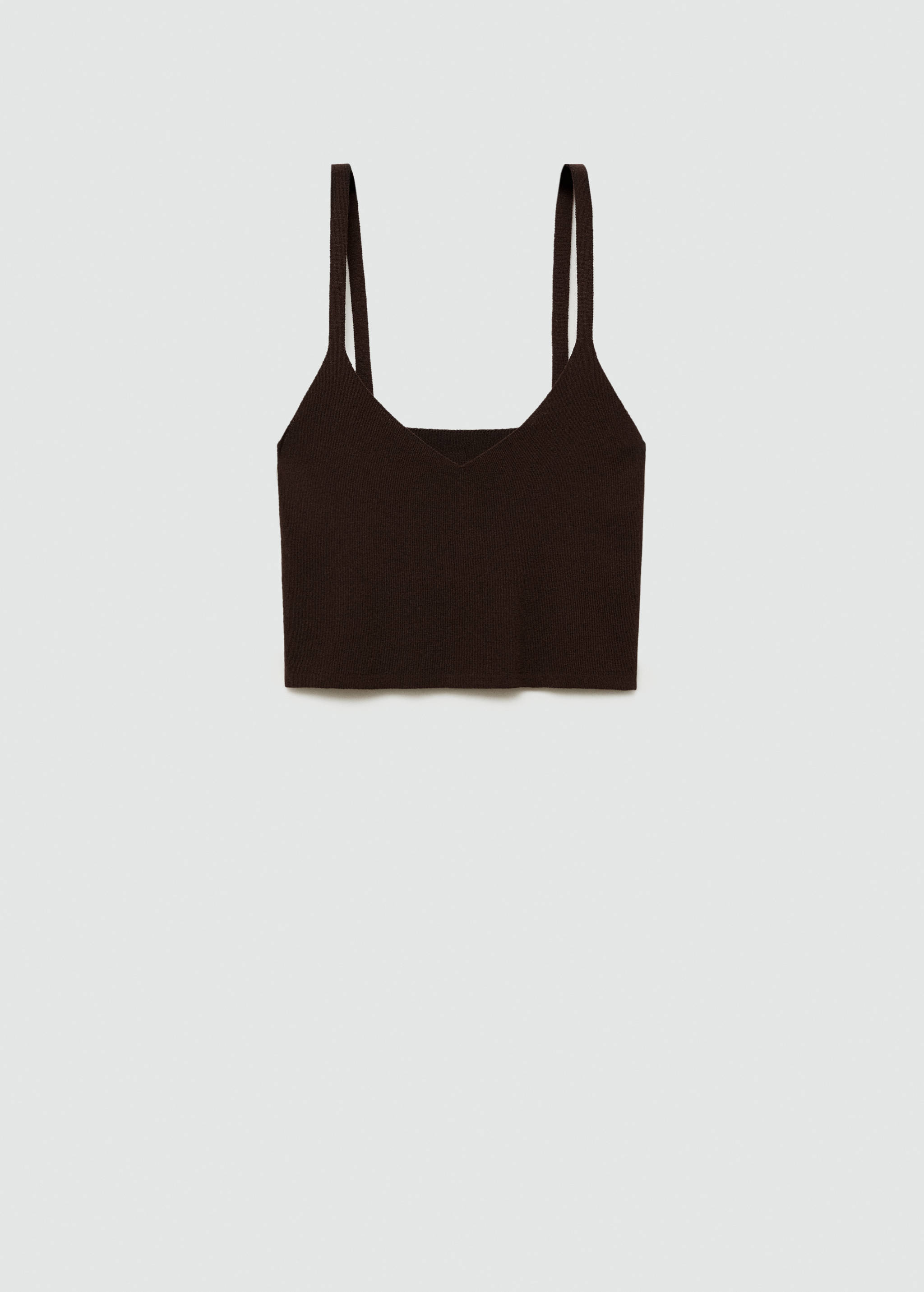 Úpletový top crop - Zboží bez modelu