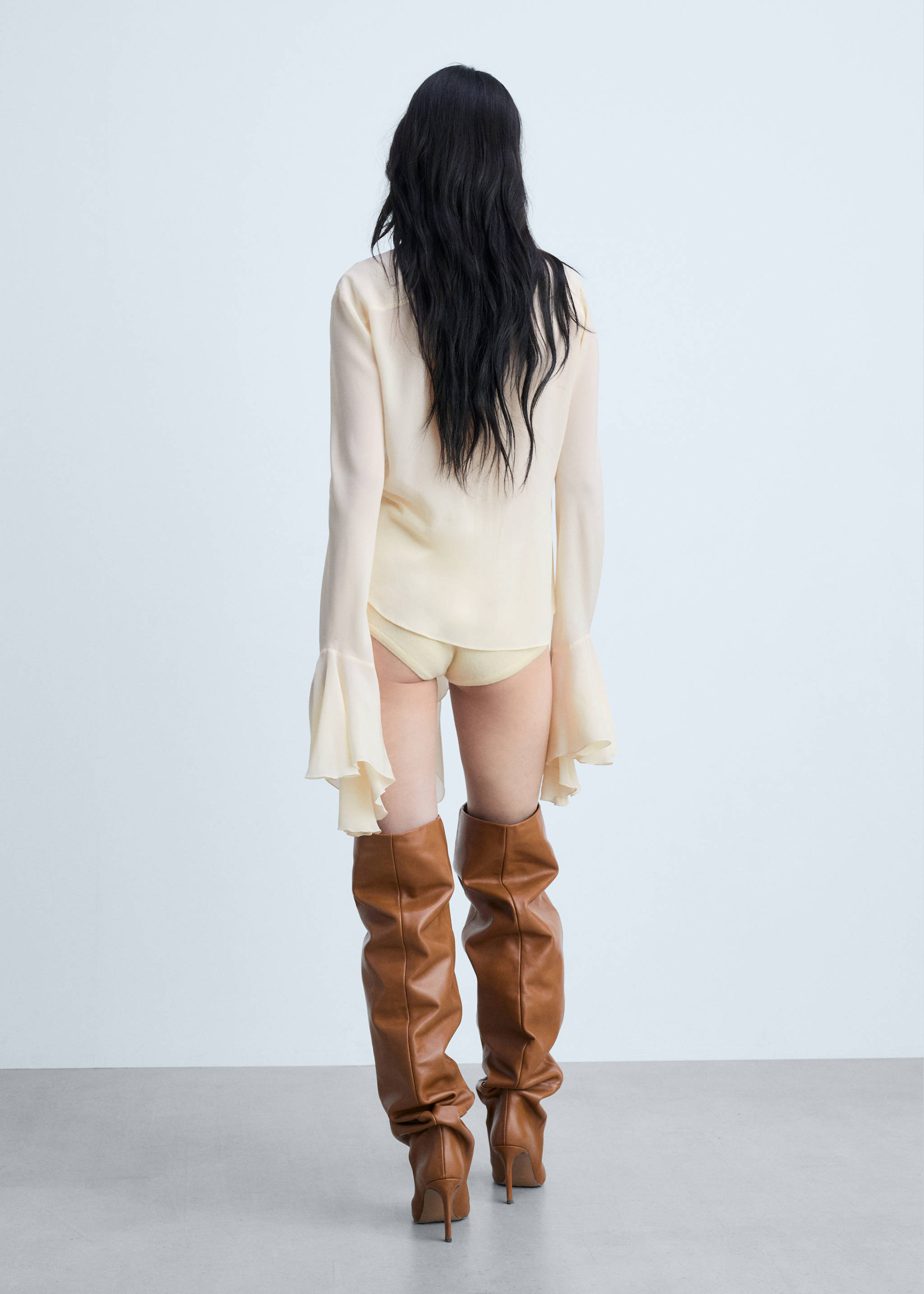 Chemise volants manches longues - Verso de l’article