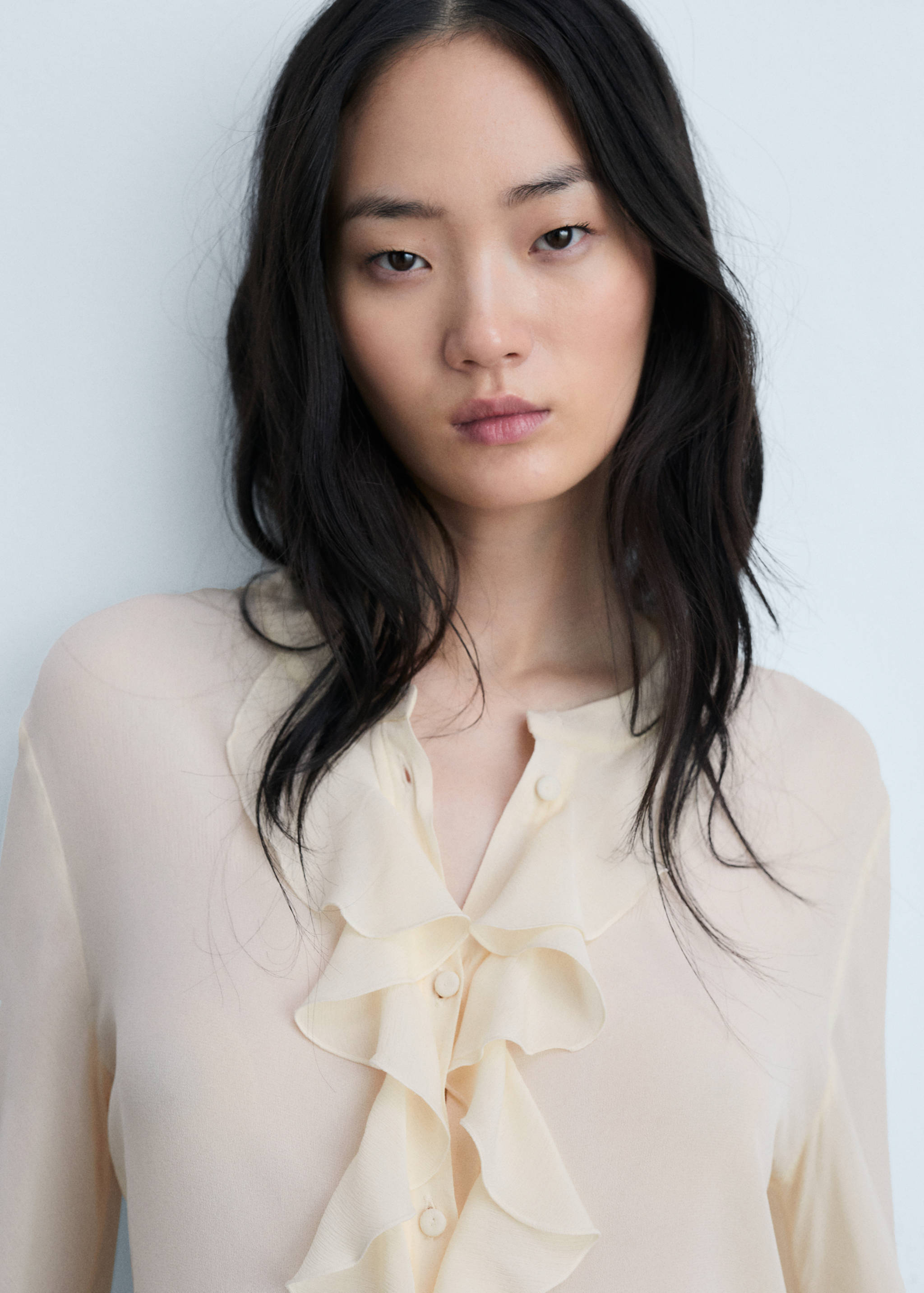 Chemise volants manches longues - Détail de l'article 1