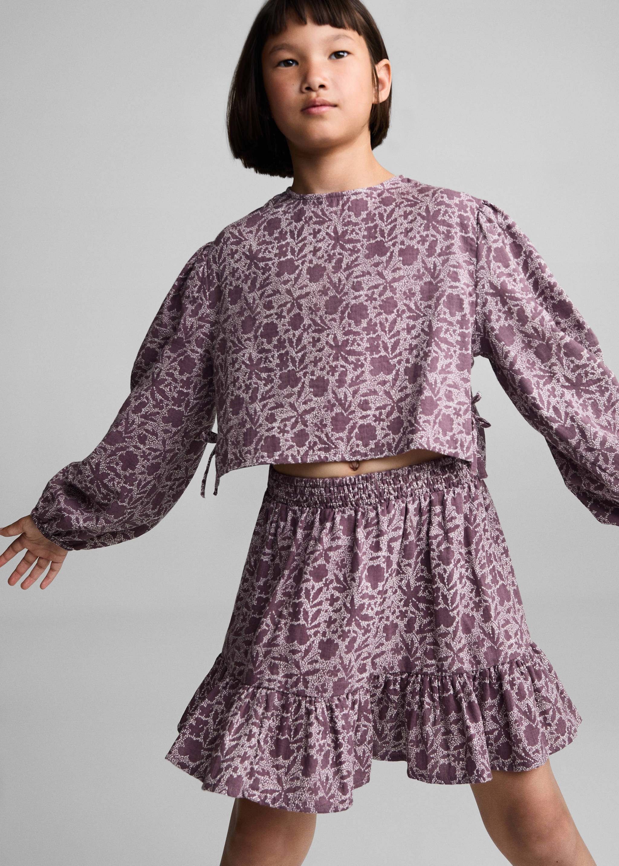 Floral print blouse - Details of the article 4