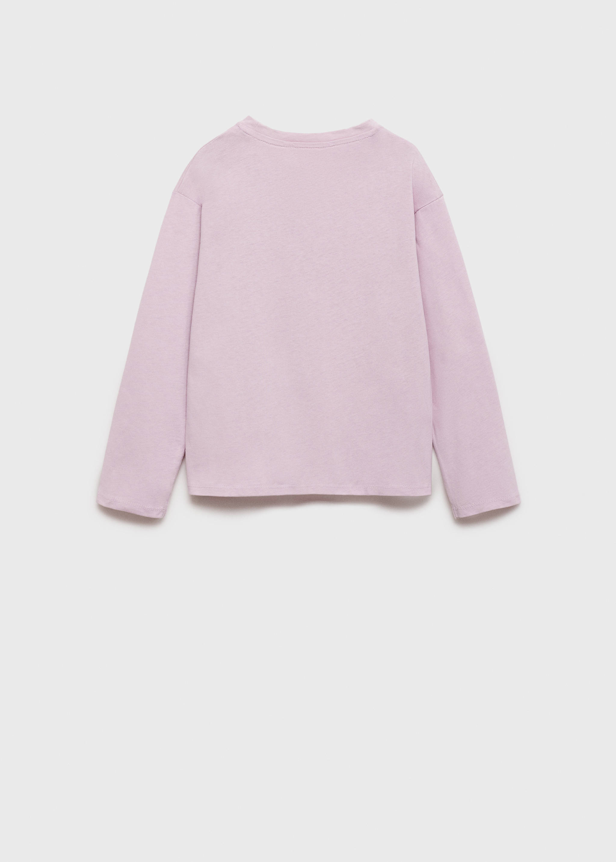 Printed cotton-blend t-shirt - Reverse of the article