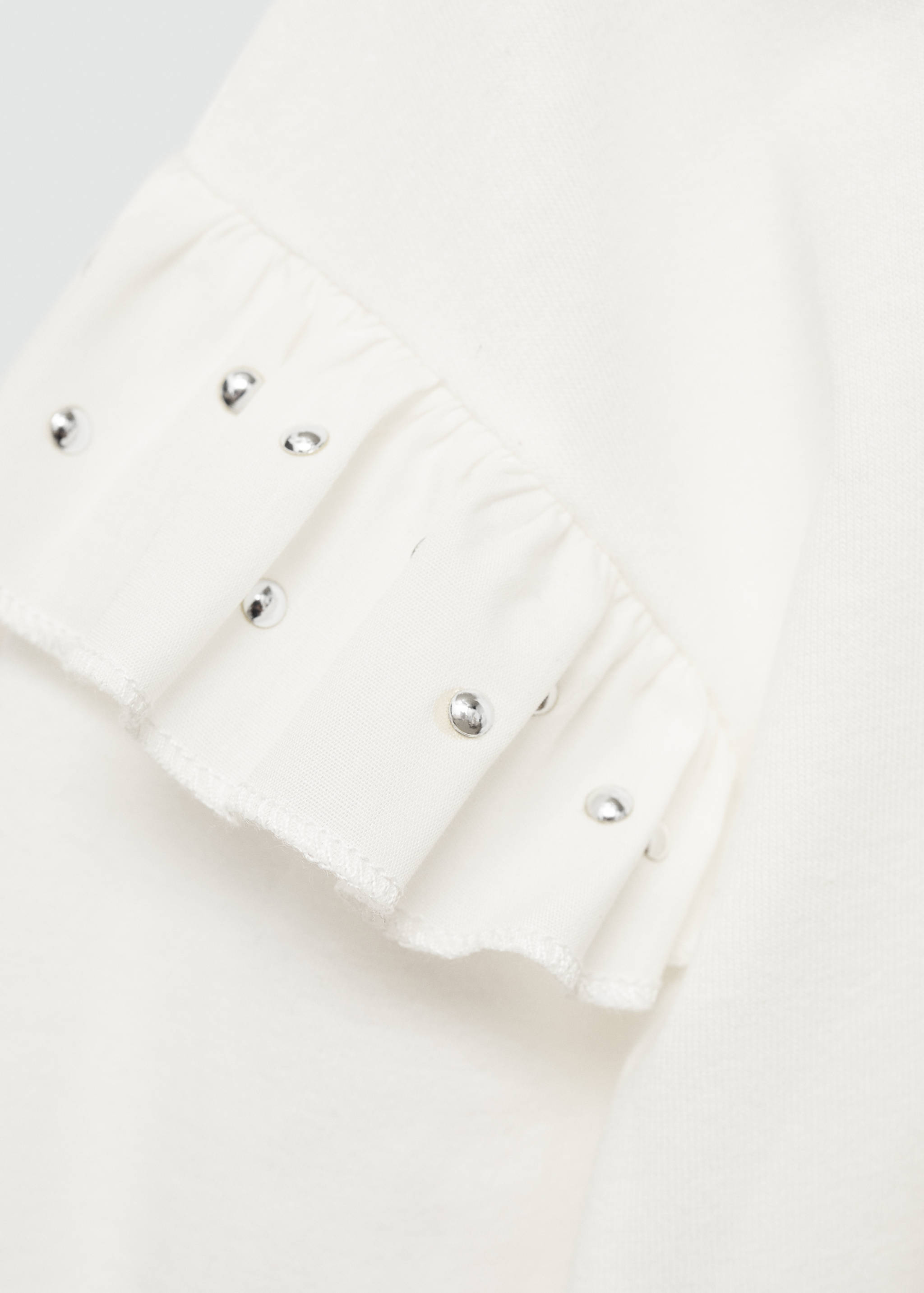 T-shirt with studded ruffles - Details of the article 8