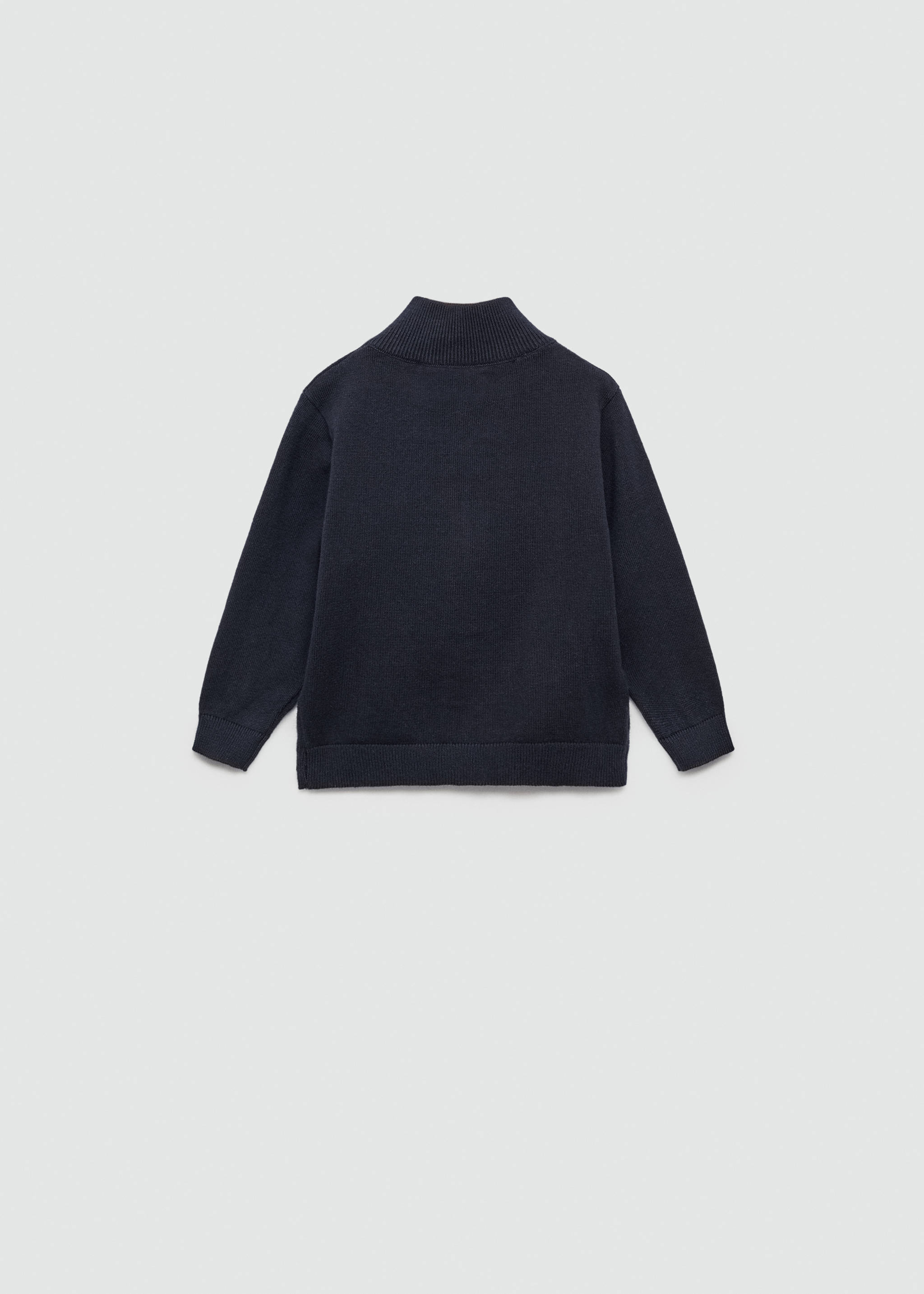 Cardigan zippé - Verso de l’article