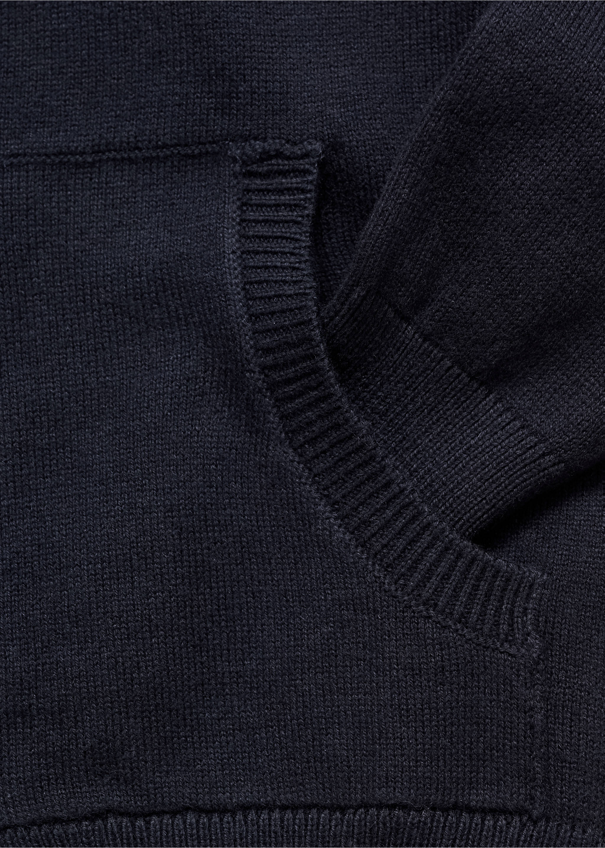 Cardigan zippé - Détail de l'article 0, Bleu marine foncé. Ref: 77015147-00.